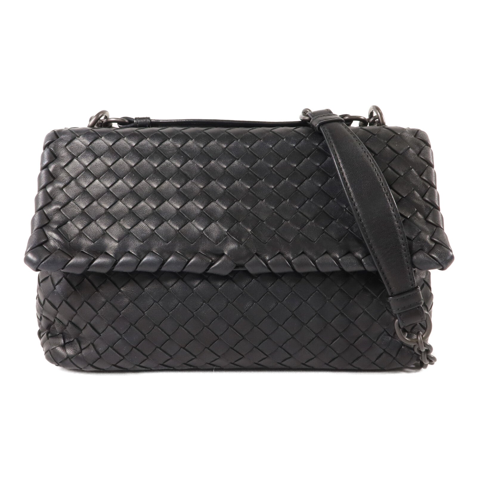 BOTTEGA VENETA 羊皮皮革Shoulder Bag鏈帶肩背袋