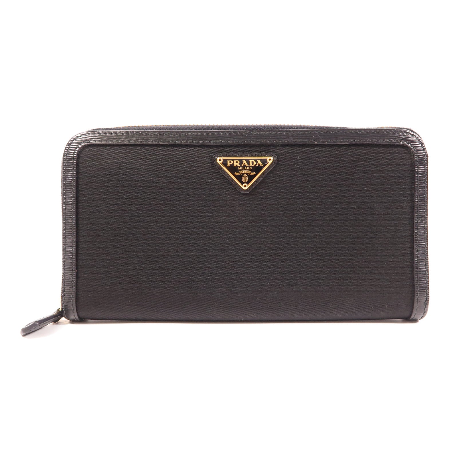 PRADA SHW Long Wallet Nylon Black