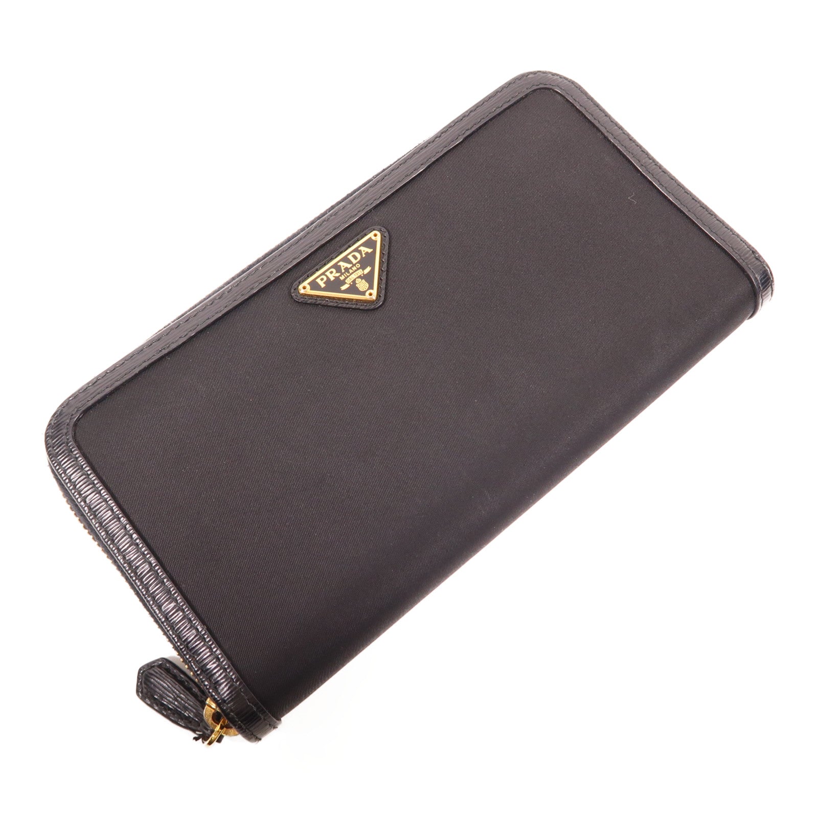 PRADA SHW Long Wallet Nylon Black