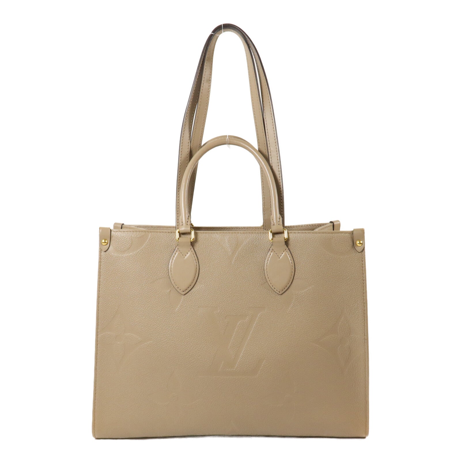 LOUIS VUITTON Monogram Empreinte On The Go MM手挽肩背兩用袋