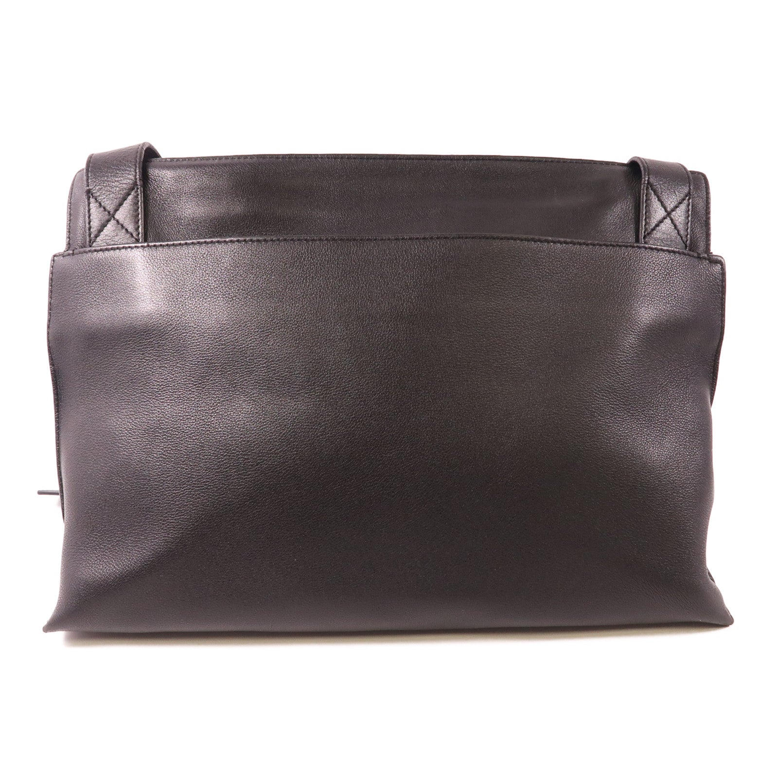 LOEWE SHW Shoulder Bag Calfskin Leather Black