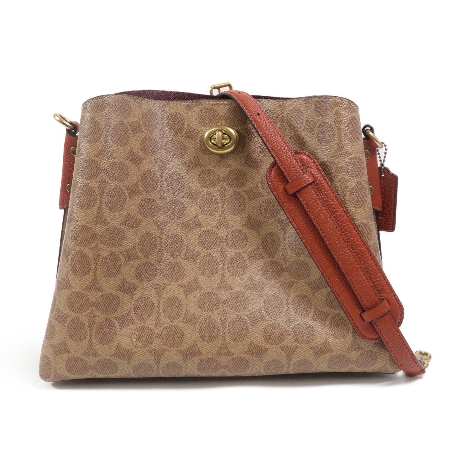 COACH 塗層帆布Shoulder Bag肩背袋