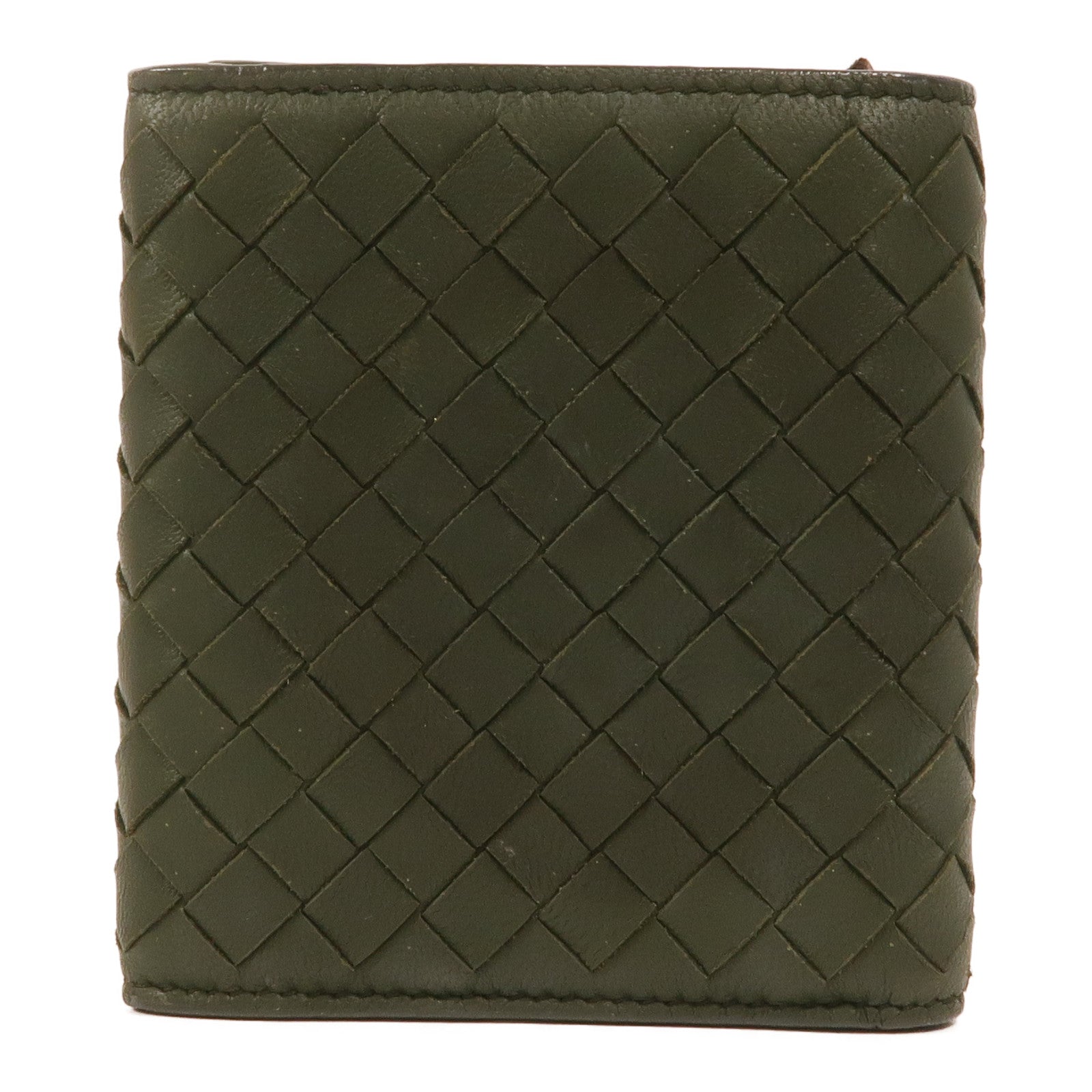 BOTTEGA VENETA 羊皮皮革Tri-Fold Zip Wallet錢包