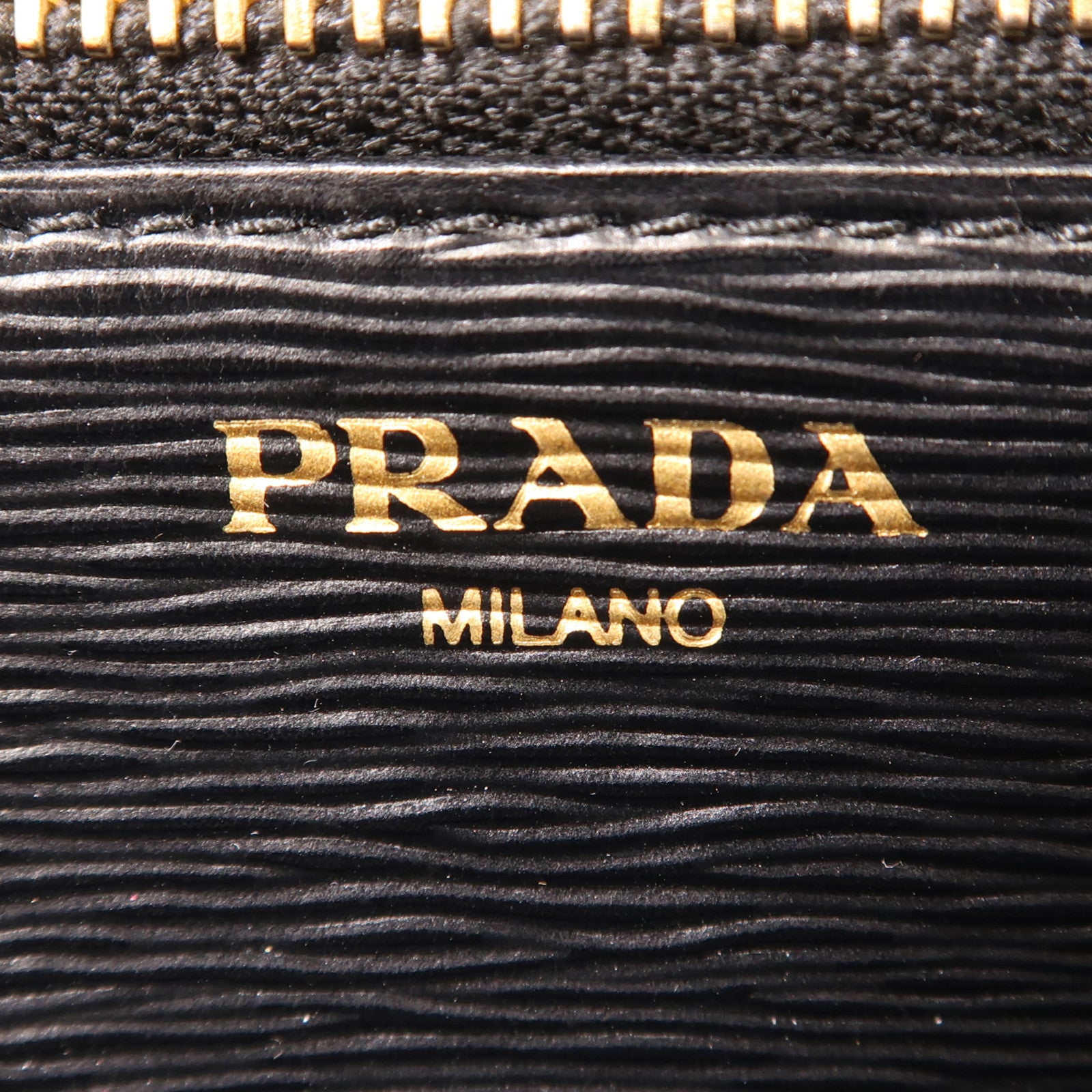 PRADA SHW Long Wallet Nylon Black