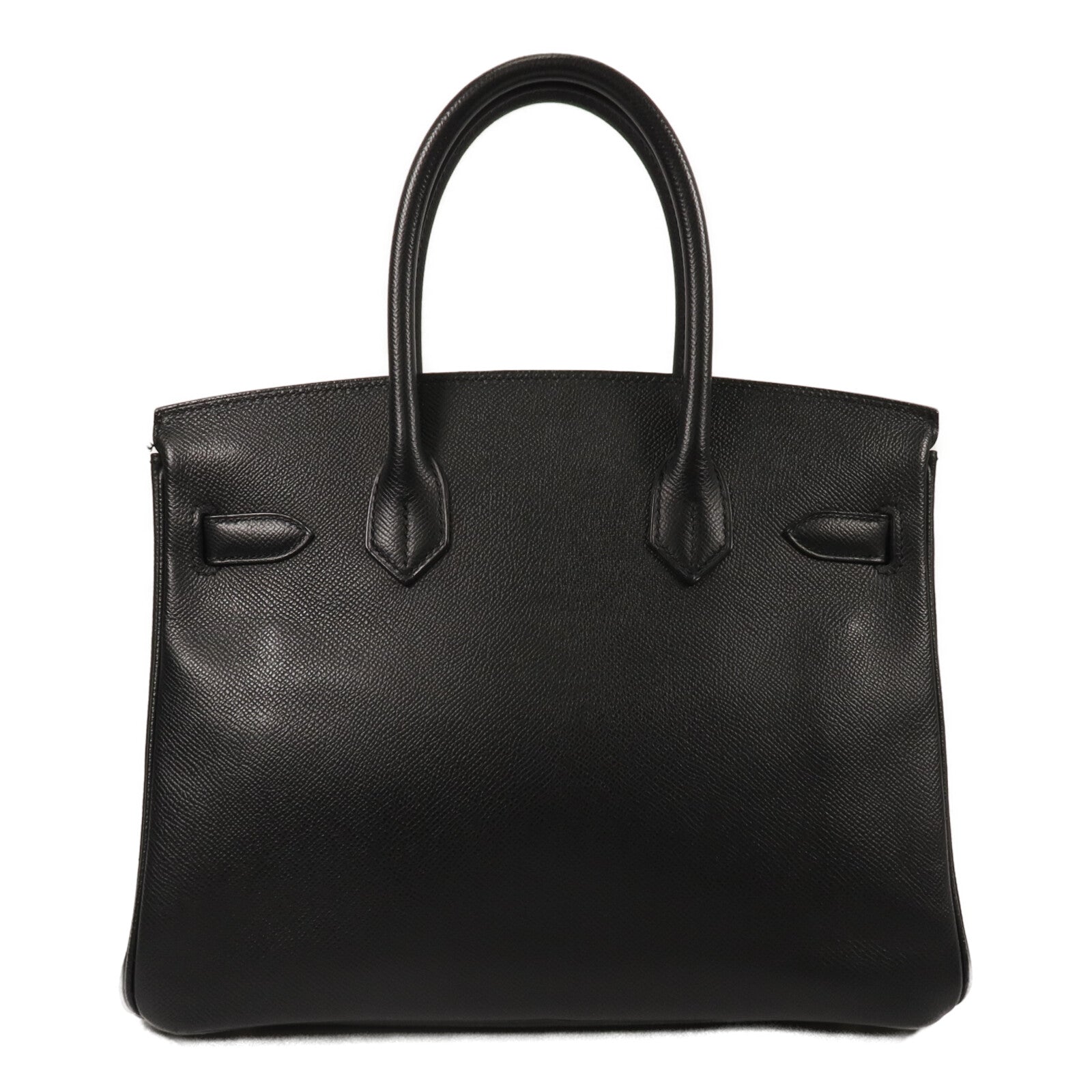 HERMES Epsom皮革Birkin 30手挽袋Noir