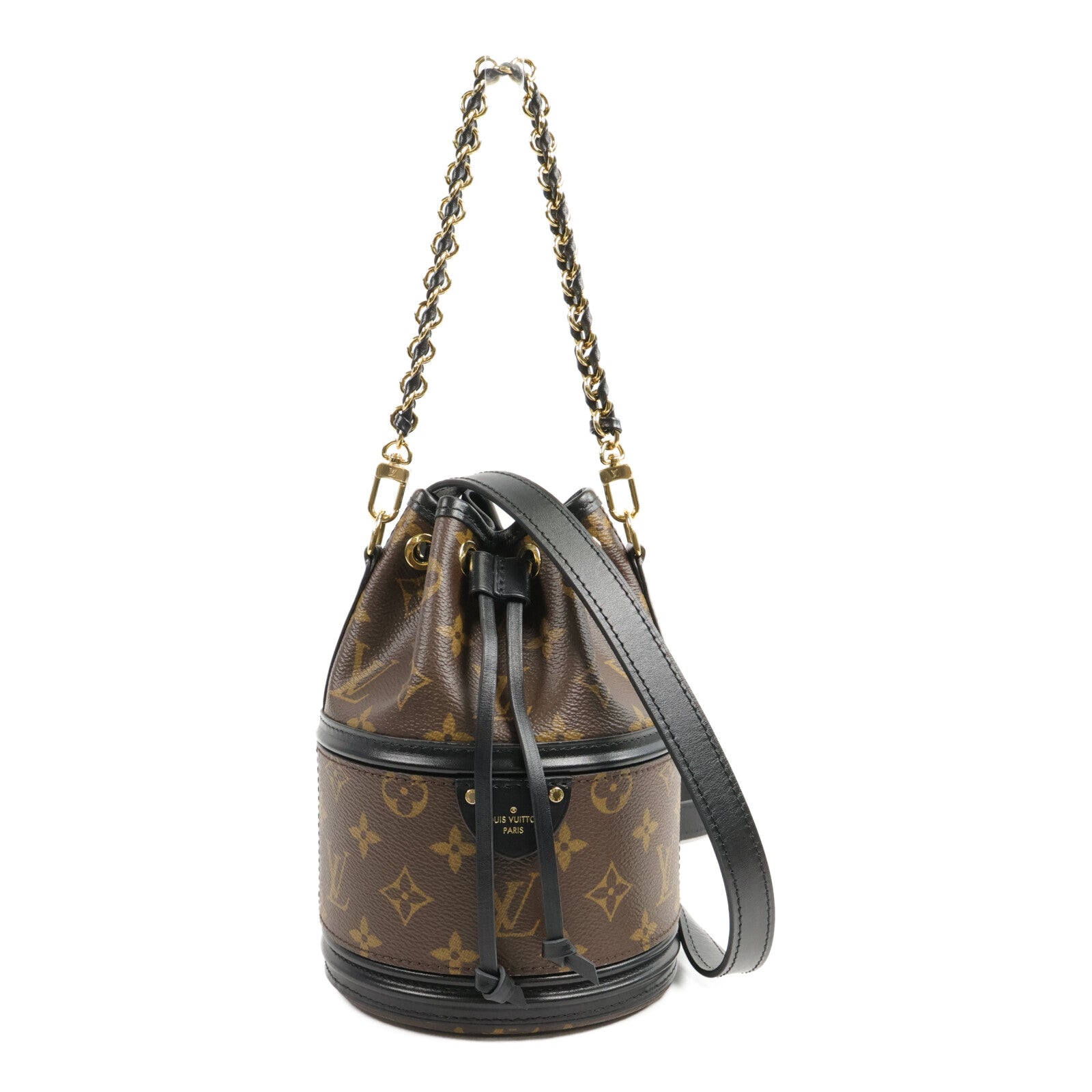 LOUIS VUITTON Monogram/牛皮皮革Canoe手挽肩背兩用袋