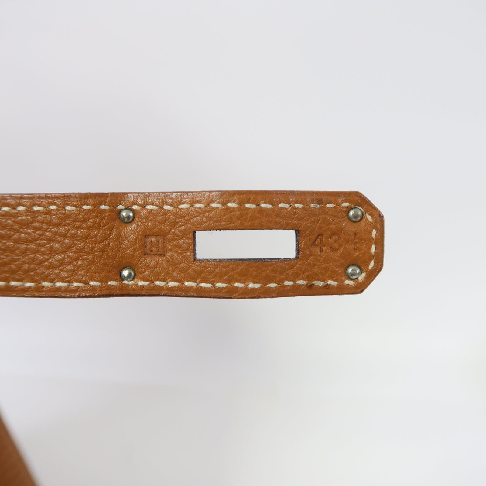 HERMES Togo皮革Birkin 30銀扣手挽袋經典駝色