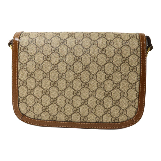 GUCCI 塗層帆布Horsebit 1955肩背袋