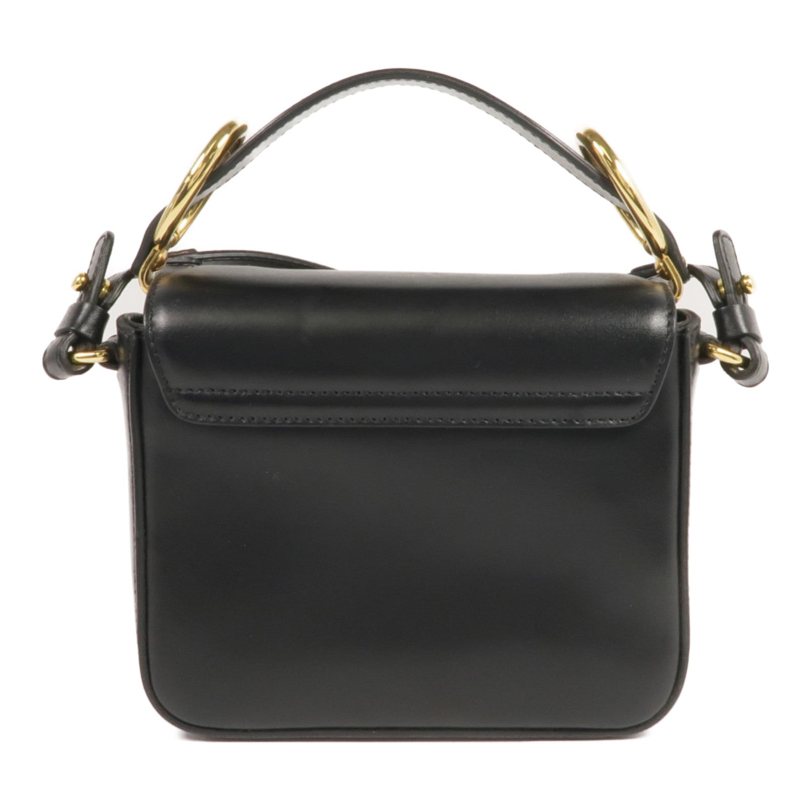 Chloe 牛皮皮革Mini Chloe C Bag金扣手挽肩背兩用袋