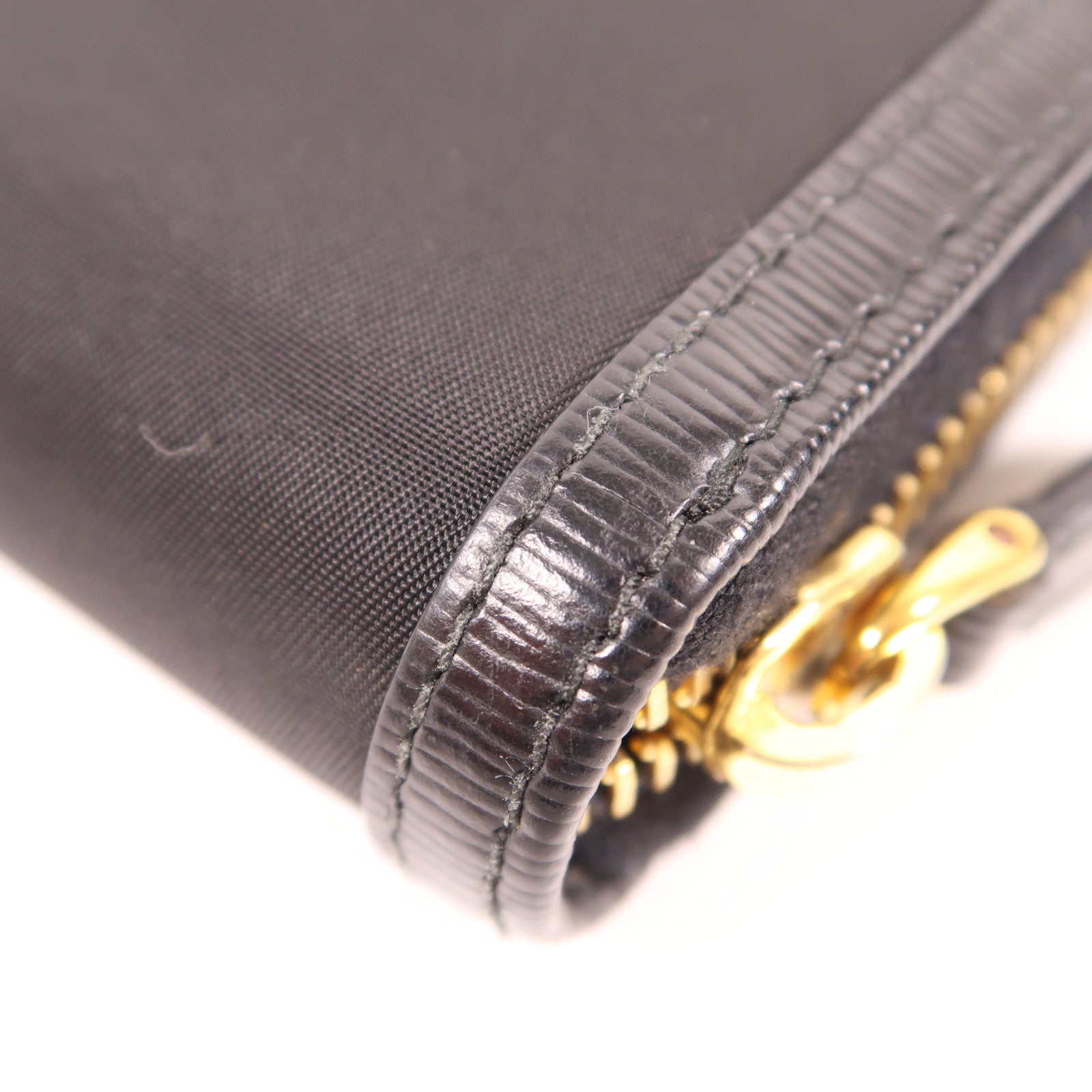 PRADA SHW Long Wallet Nylon Black