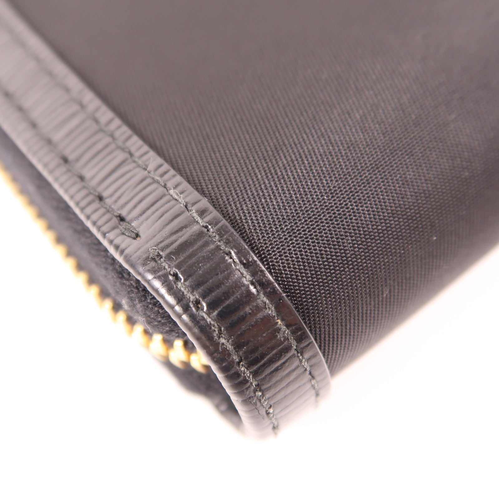 PRADA SHW Long Wallet Nylon Black