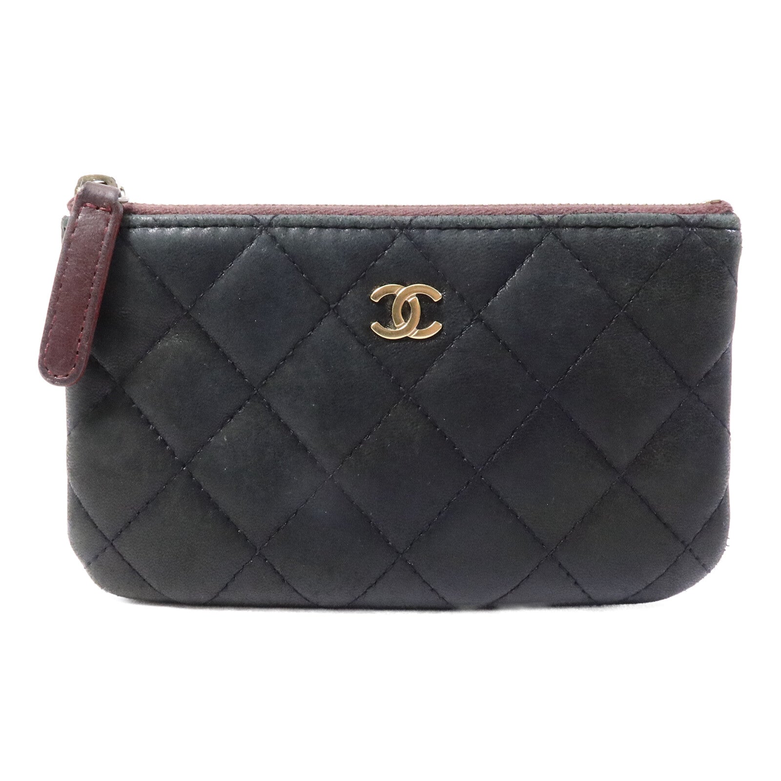 CHANEL 羊皮皮革Pouch Wallet錢包