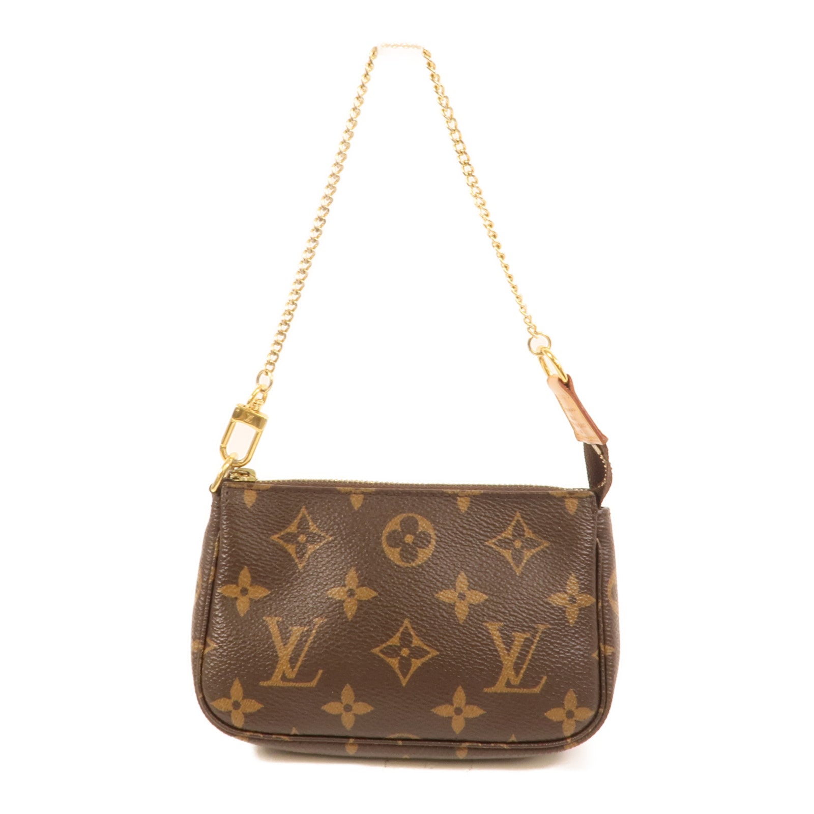 LOUIS VUITTON Monogram Mini Pochette Accessoires金扣手挽袋