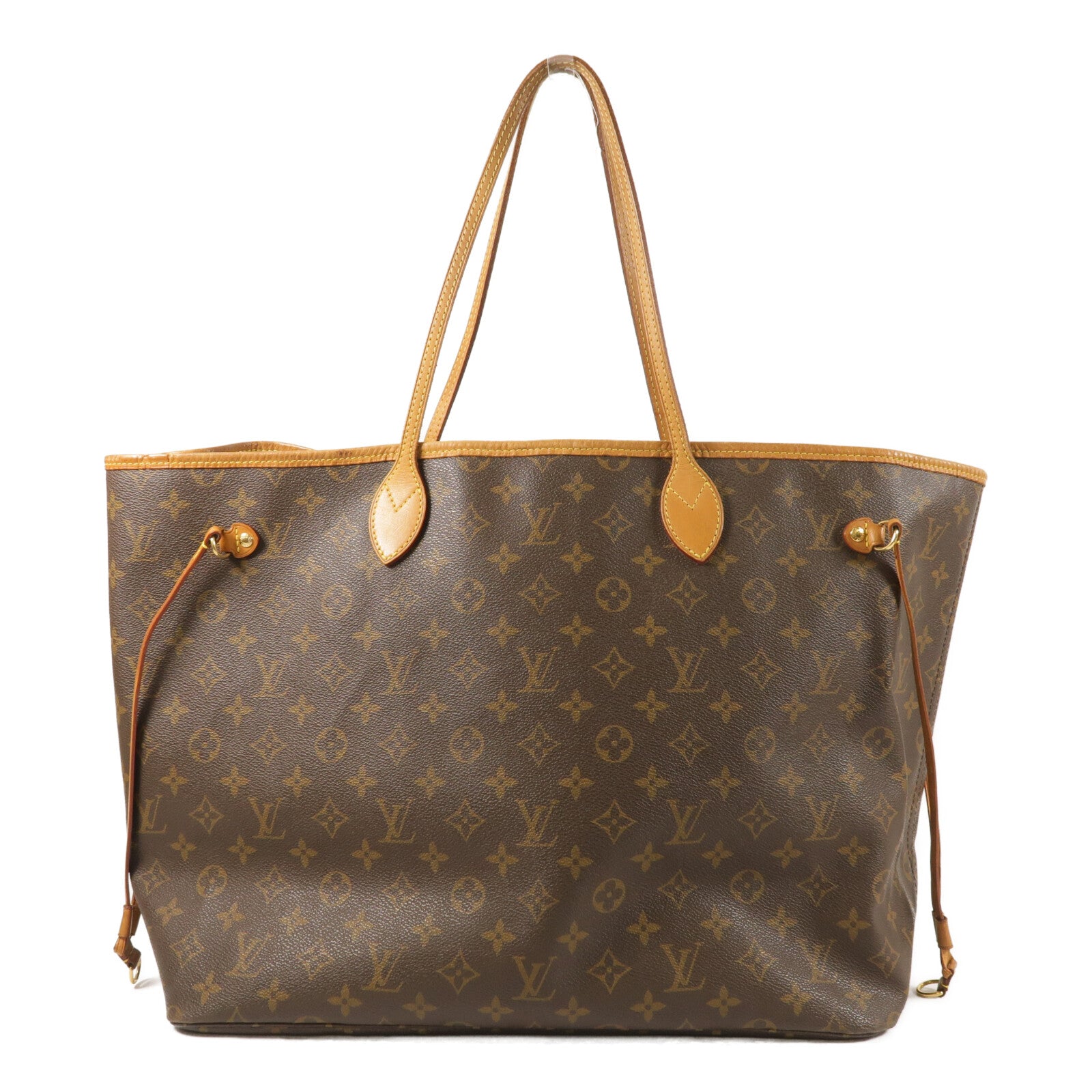 LOUIS VUITTON Monogram Neverfull GM Tote Bag金扣肩背袋