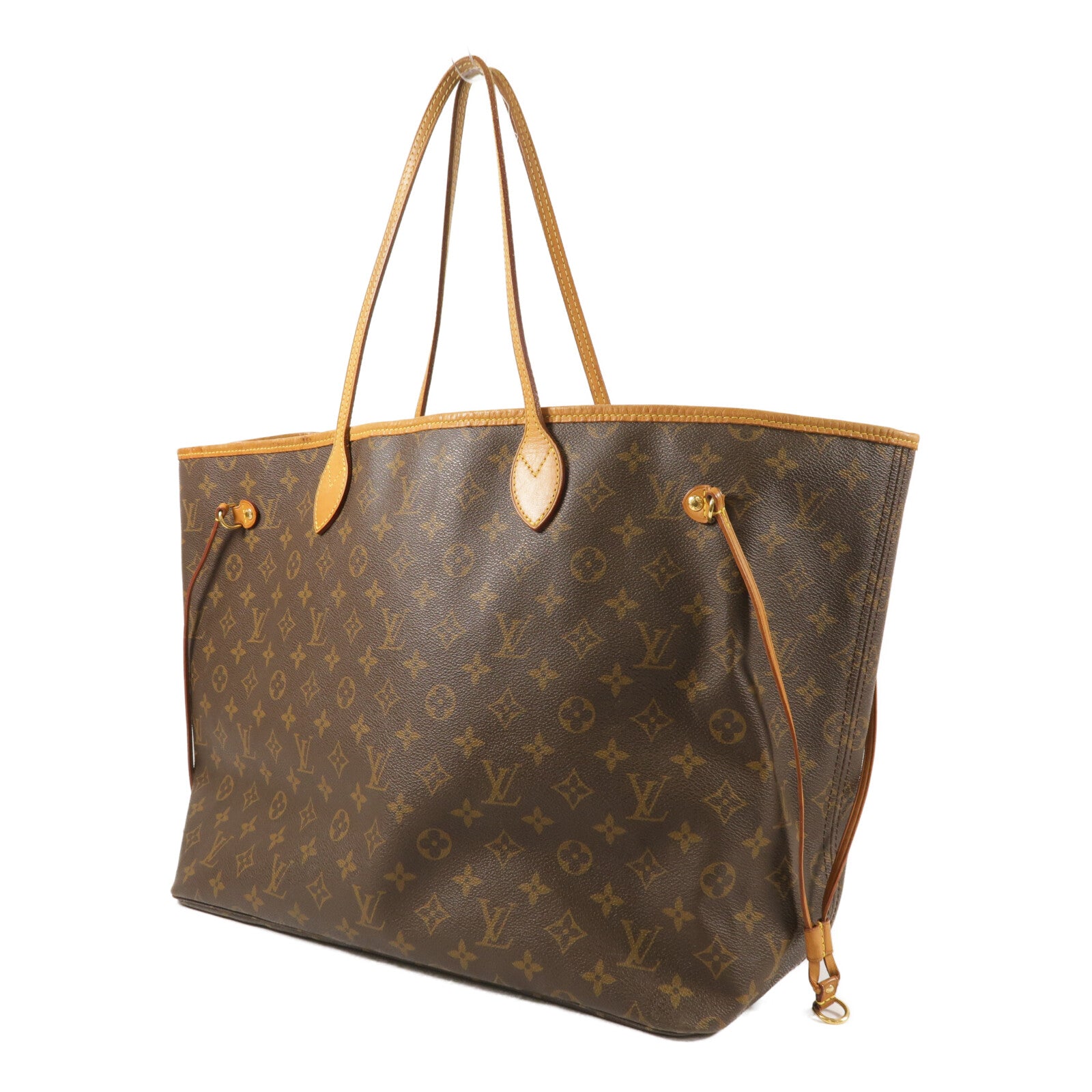 LOUIS VUITTON Monogram Neverfull GM Tote Bag金扣肩背袋