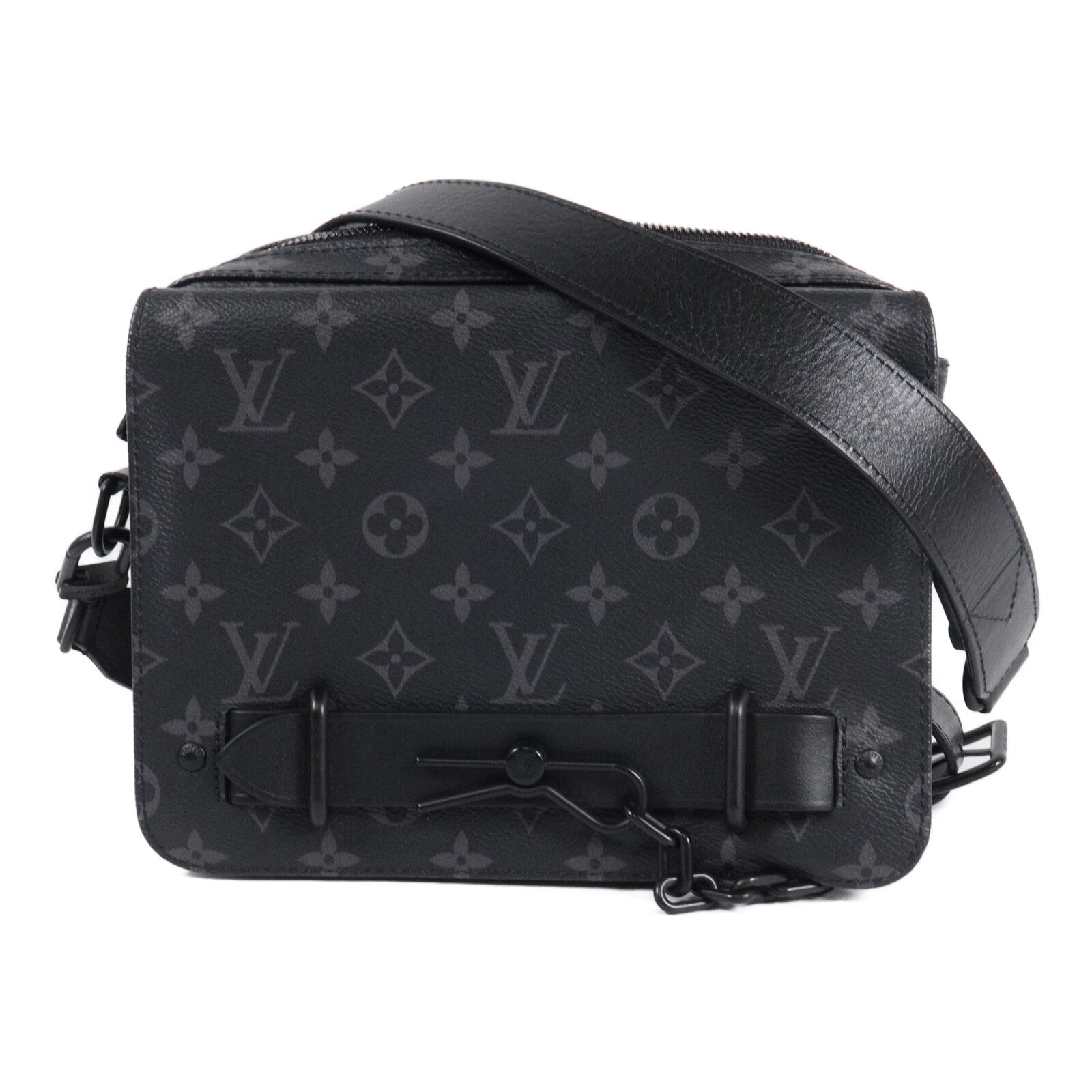 LOUIS VUITTON Monogram Eclipse Steamer肩背袋