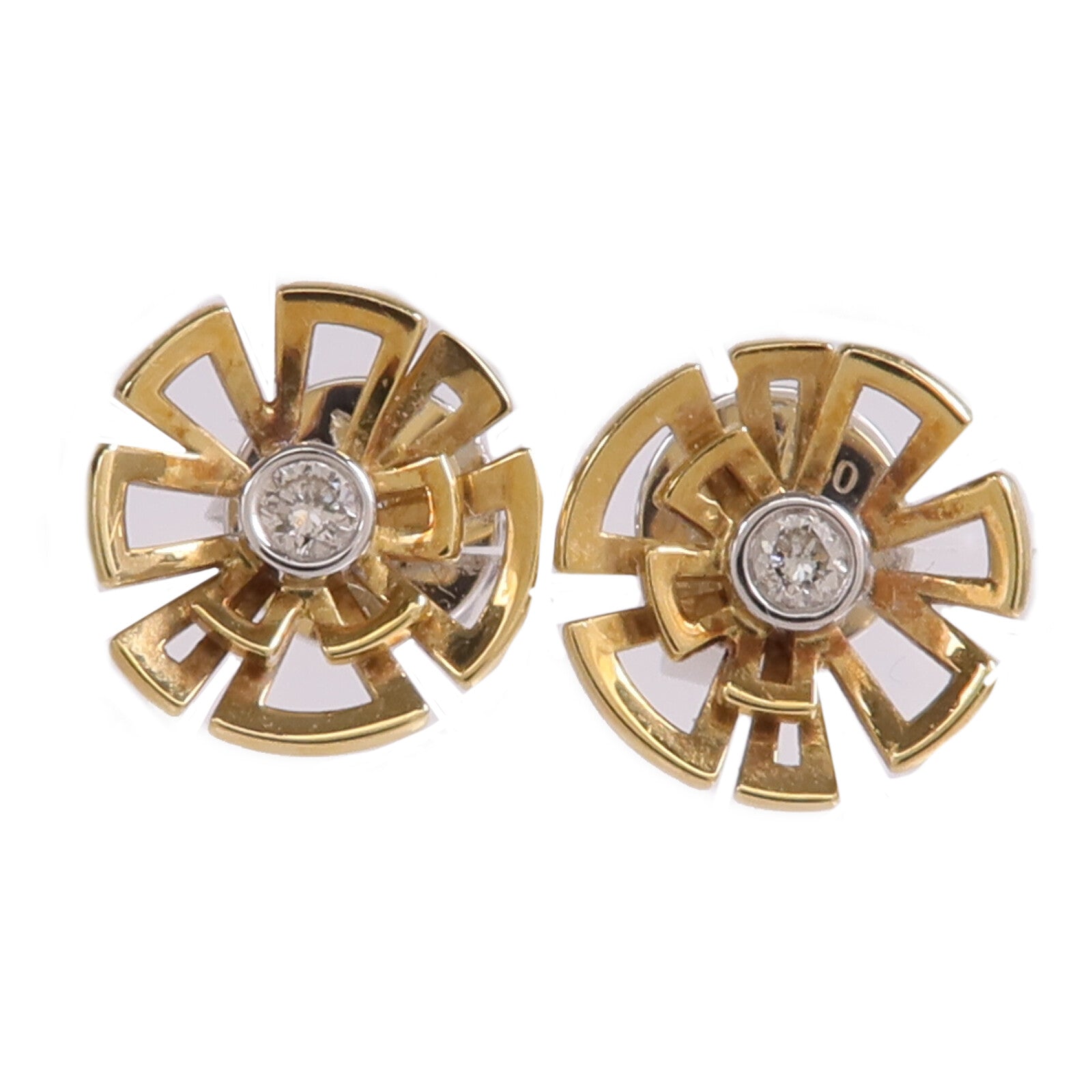 JEWELRY 【激減優惠】18K黃金/白金Diamond Earrings鑽石耳環