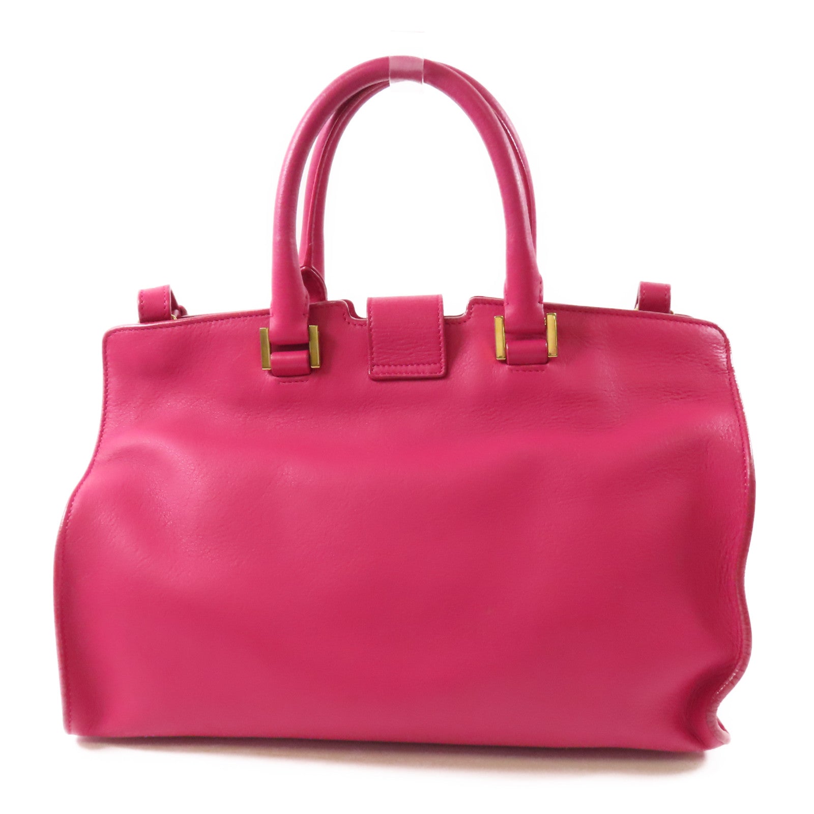 SAINT LAURENT 【激減優惠】牛皮皮革Y Cabas金扣手挽肩背兩用袋