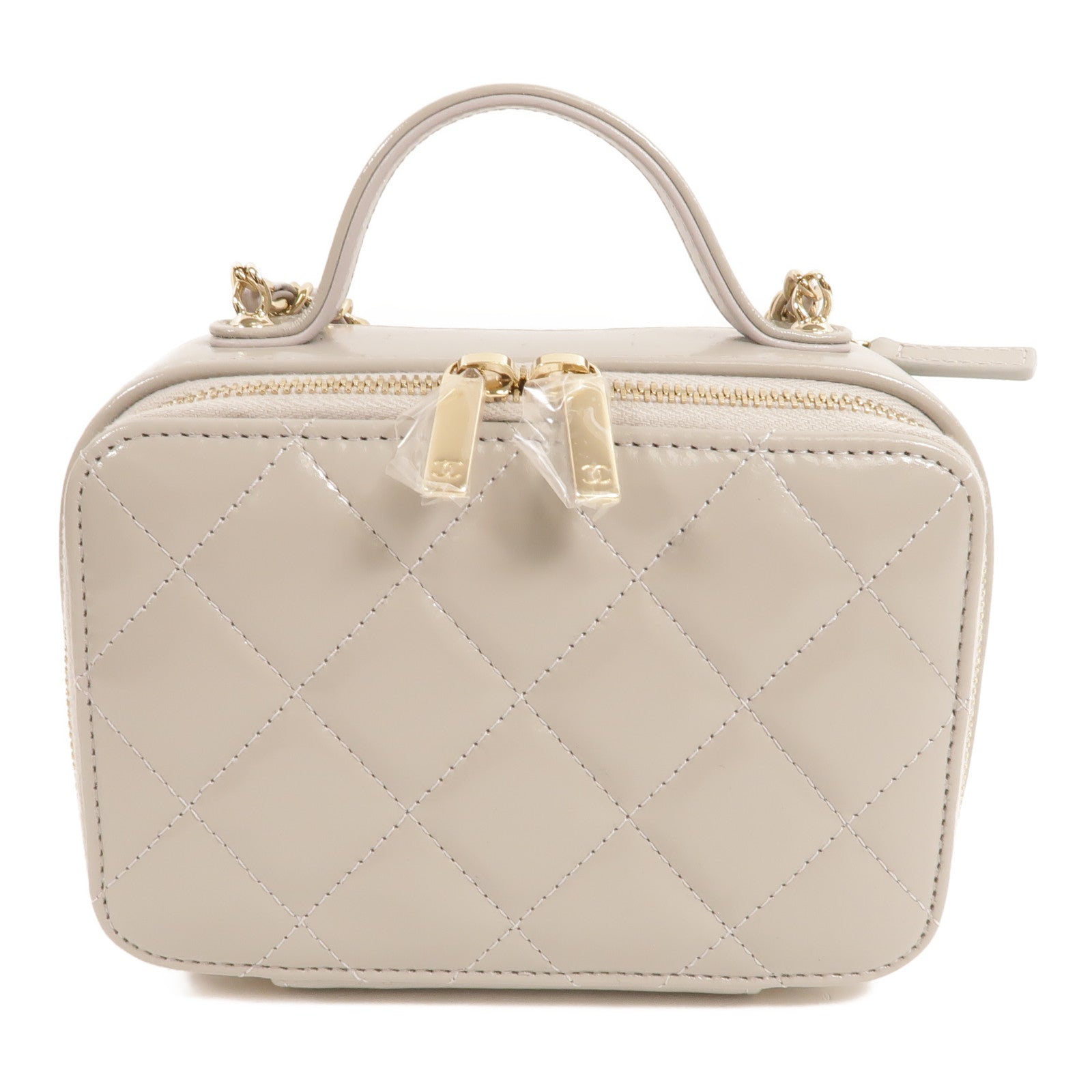 CHANEL 羊皮皮革Top Handle Vanity Case手挽肩背兩用袋