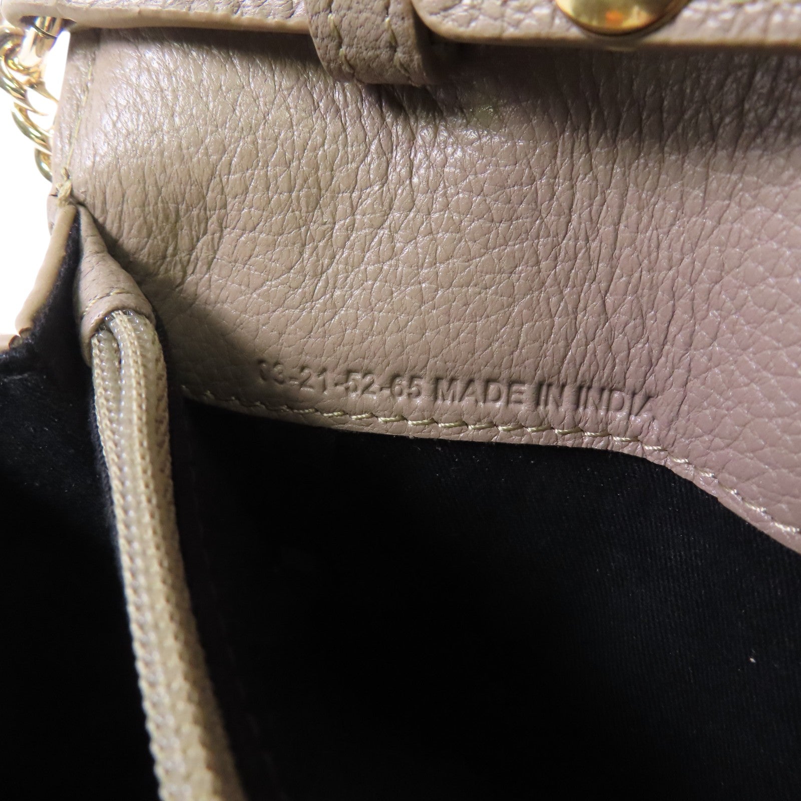 Chloe 牛皮皮革Chain Shoulder Bag金扣鏈帶肩背袋