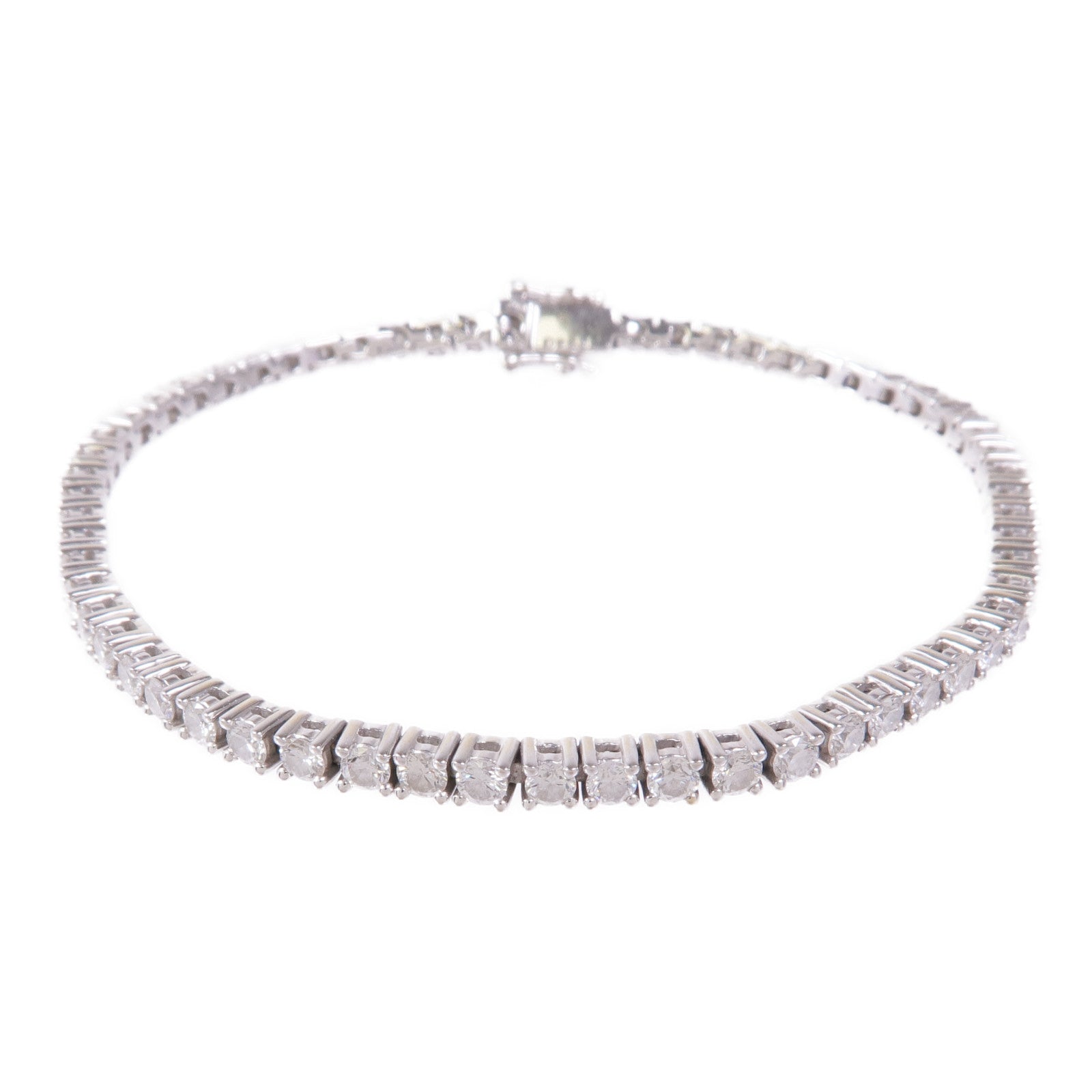 JEWELRY Diamond Bracelet 18K White Gold