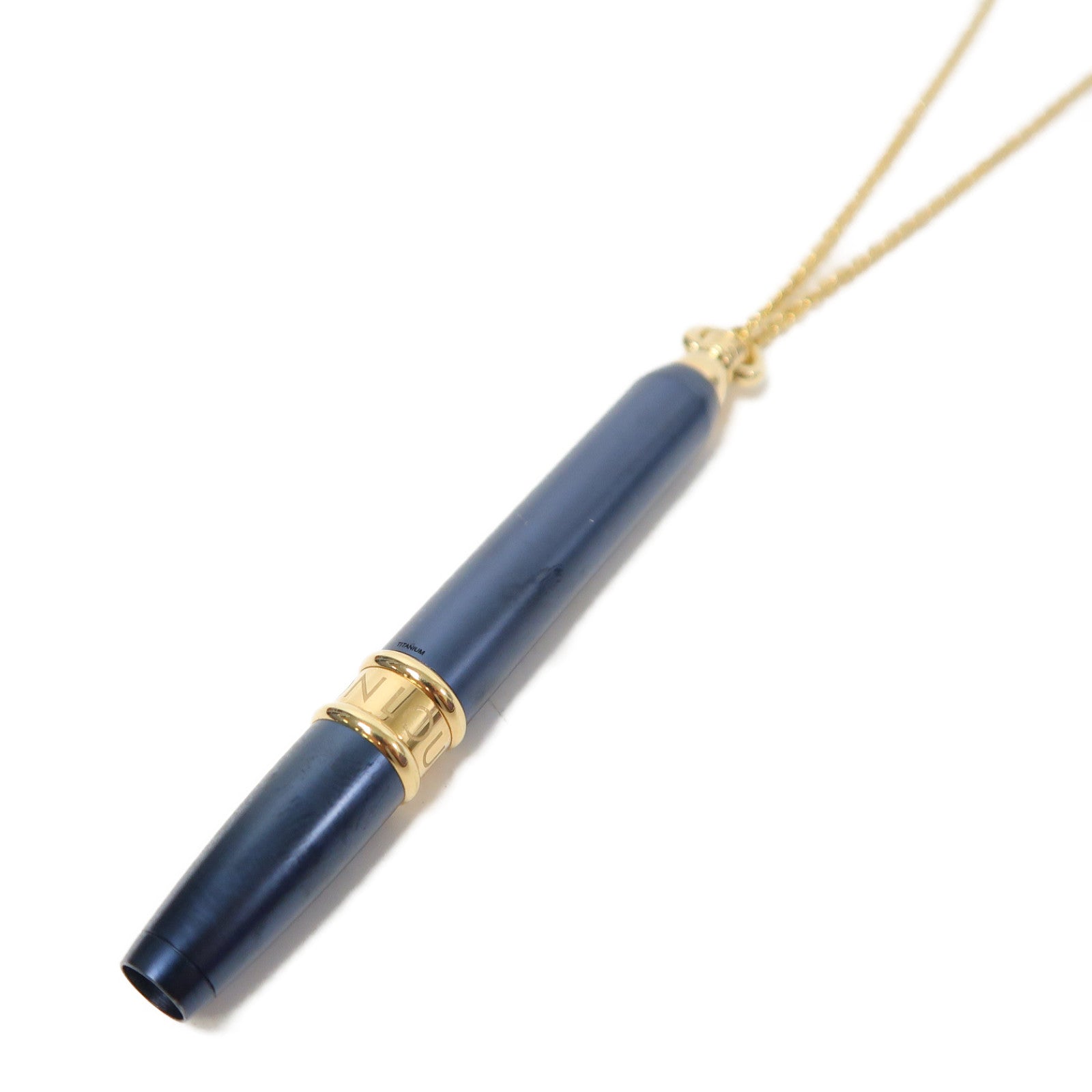 LOUIS VUITTON 【激減優惠】PVD鈦金屬/18K黃金Les Gastons Vuitton Designer吊飾藍色/金色