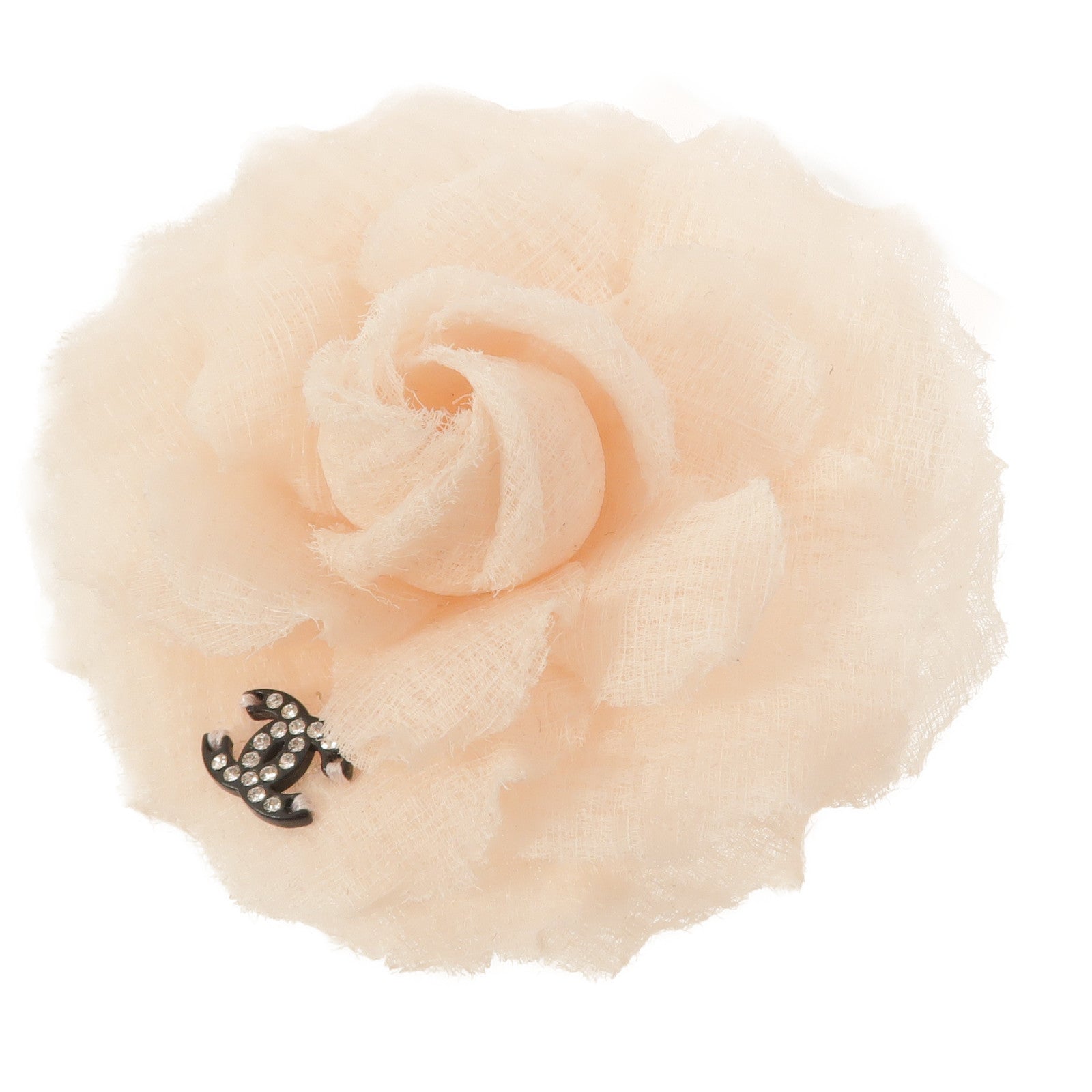 CHANEL 布料/金屬Chanel Camelie Brooch胸針