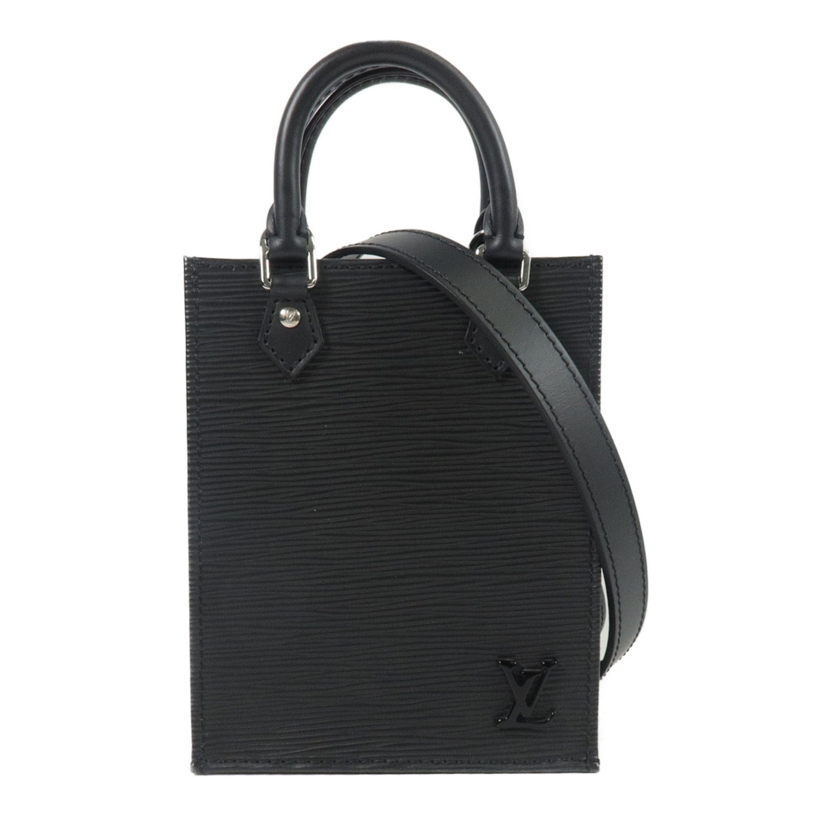 LOUIS VUITTON Epi Petit Sac Plat手挽肩背兩用袋