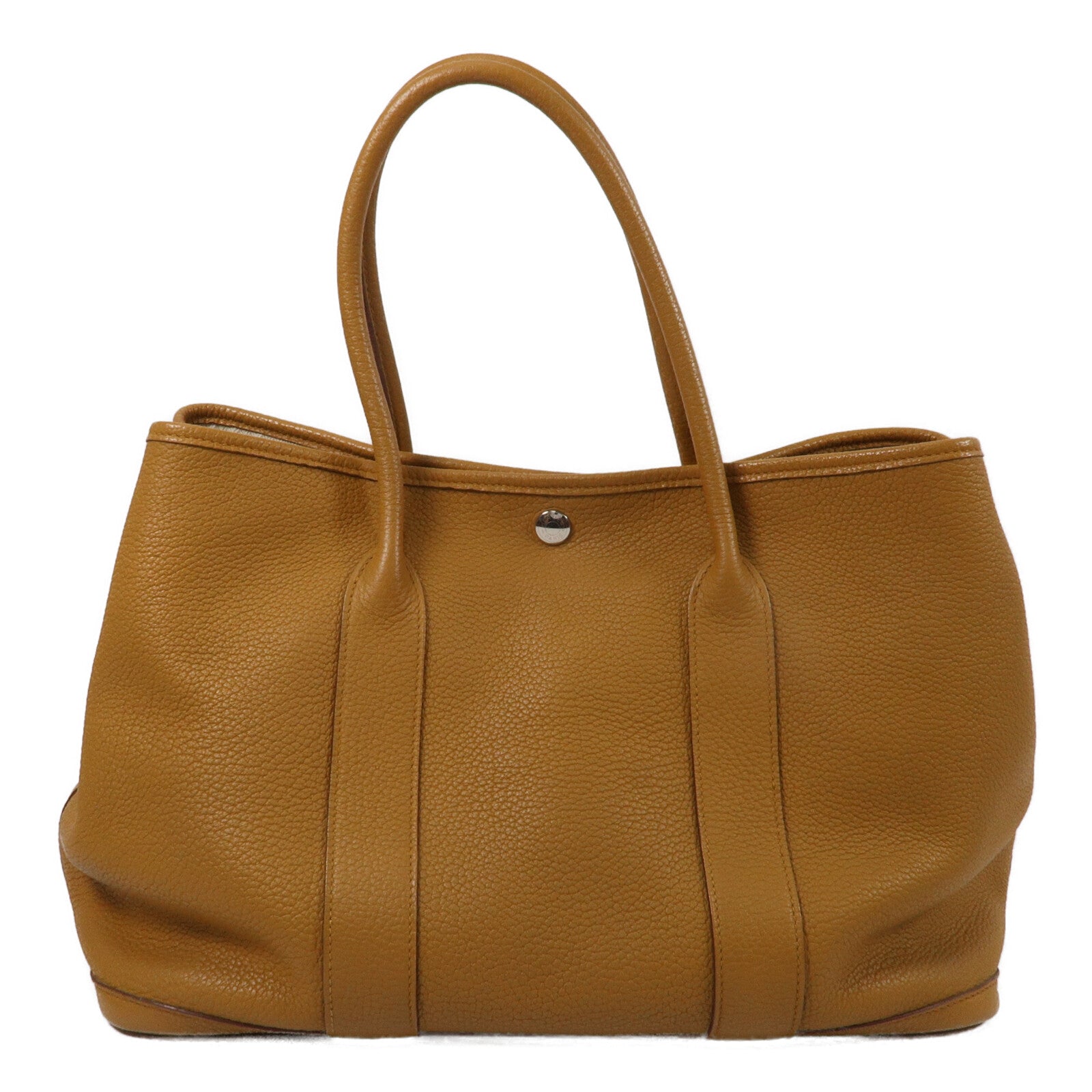 HERMES Negonda皮革Garden Party PM手挽袋Sesame