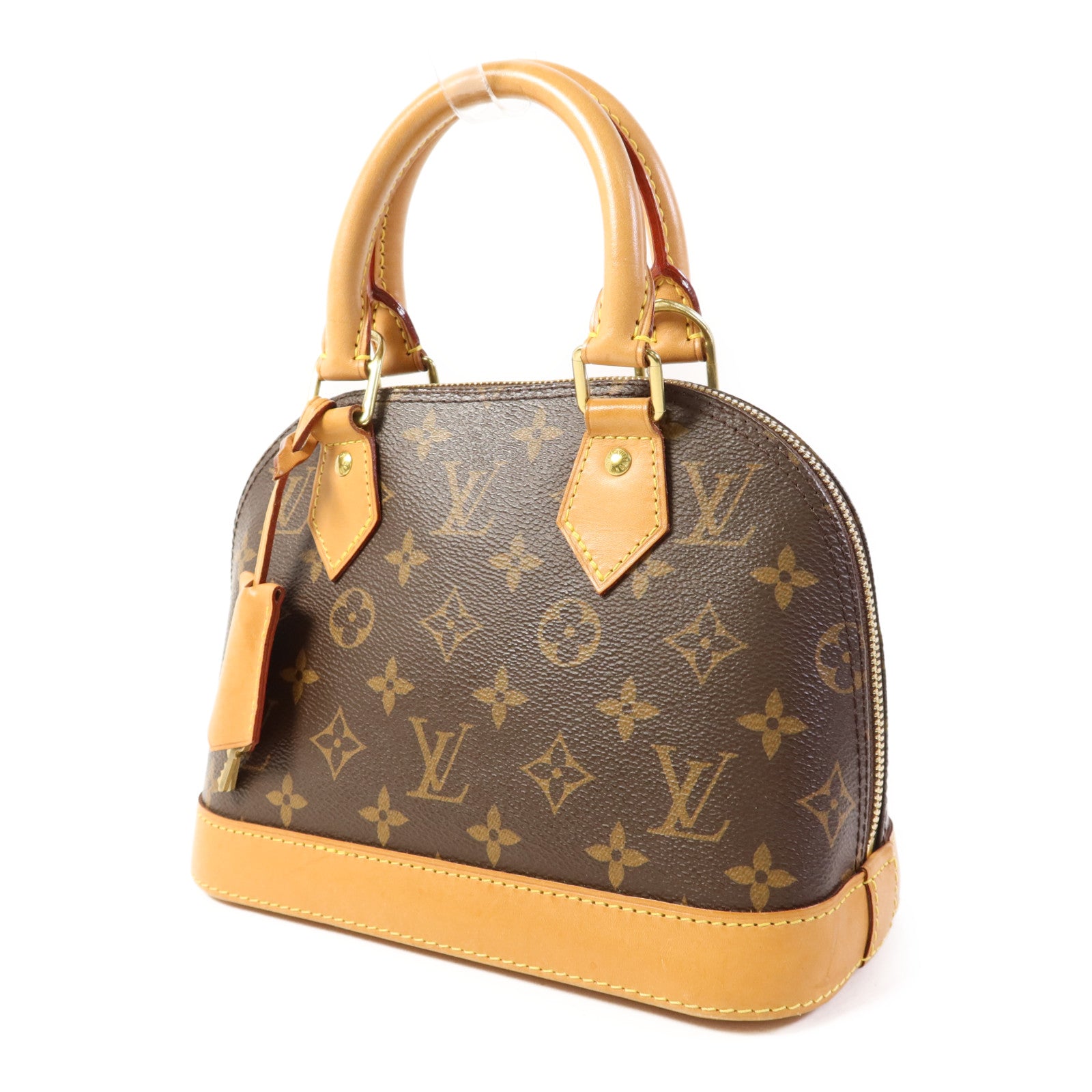 LOUIS VUITTON Monogram Alma BB金扣手挽肩背兩用袋