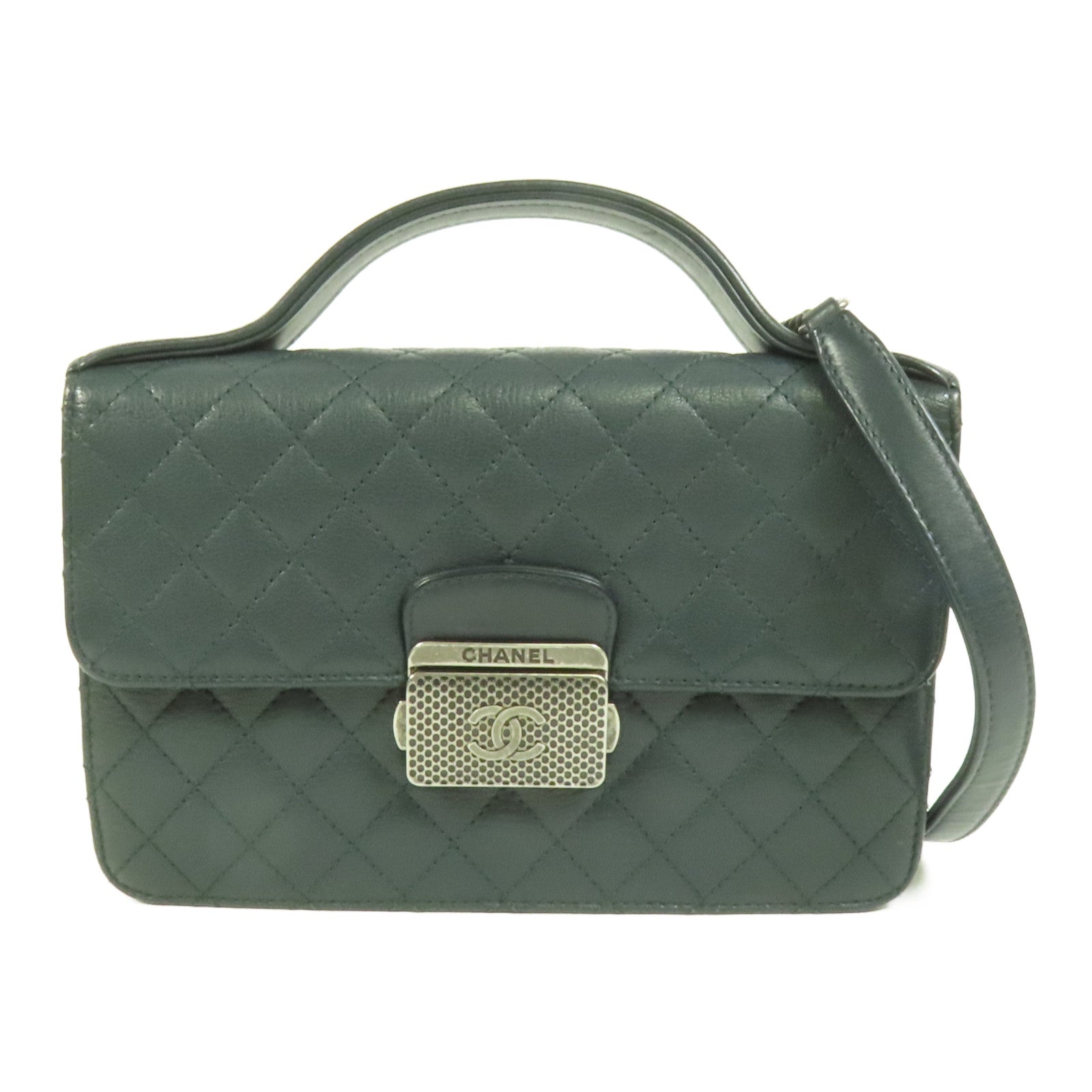 CHANEL 【激減優惠】牛皮皮革Chain Shoulder Bag手挽肩背兩用袋