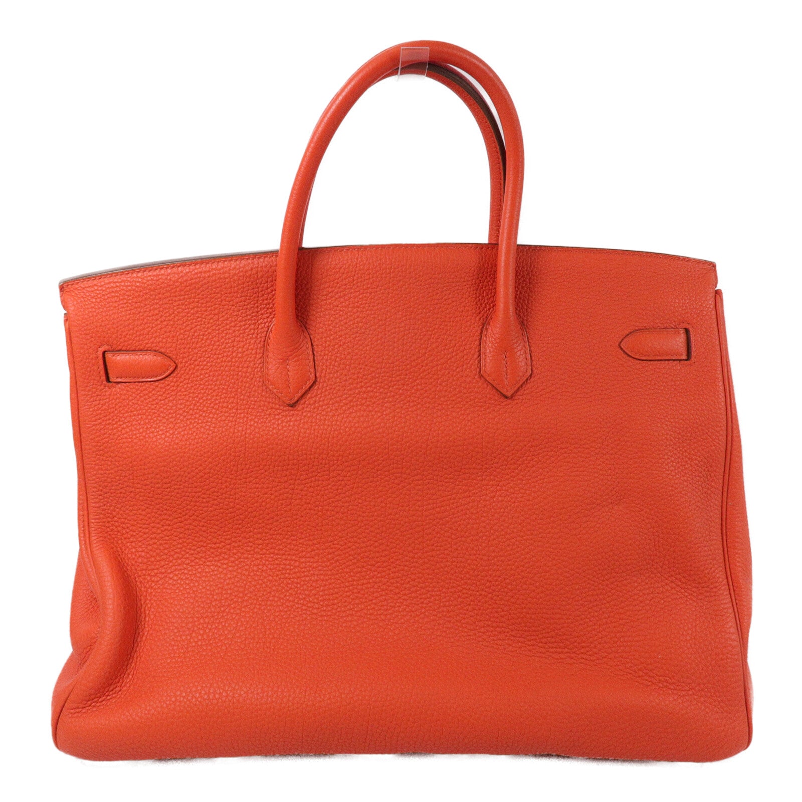 HERMES Togo皮革Birkin 40手挽袋Orange Poppy