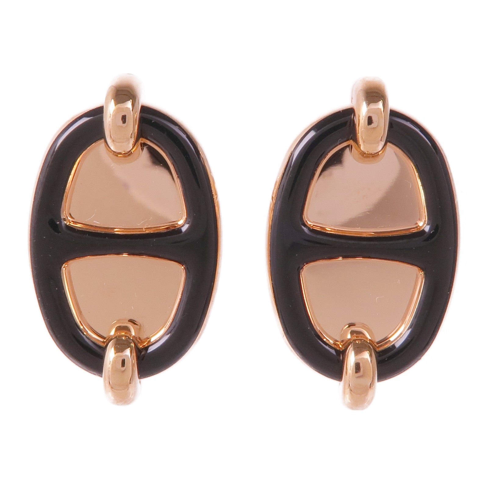 HERMES 金屬Mini Maillon Earrings耳環