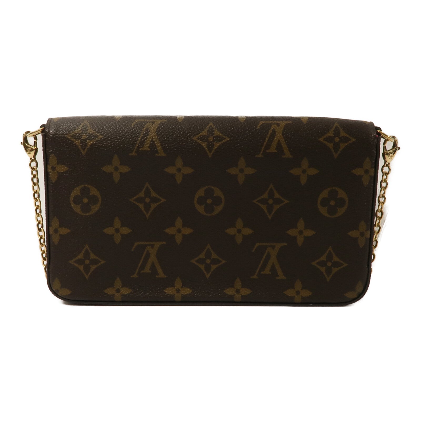 LOUIS VUITTON Monogram Hollywood Xmas Felicie Pochette鏈帶肩背袋