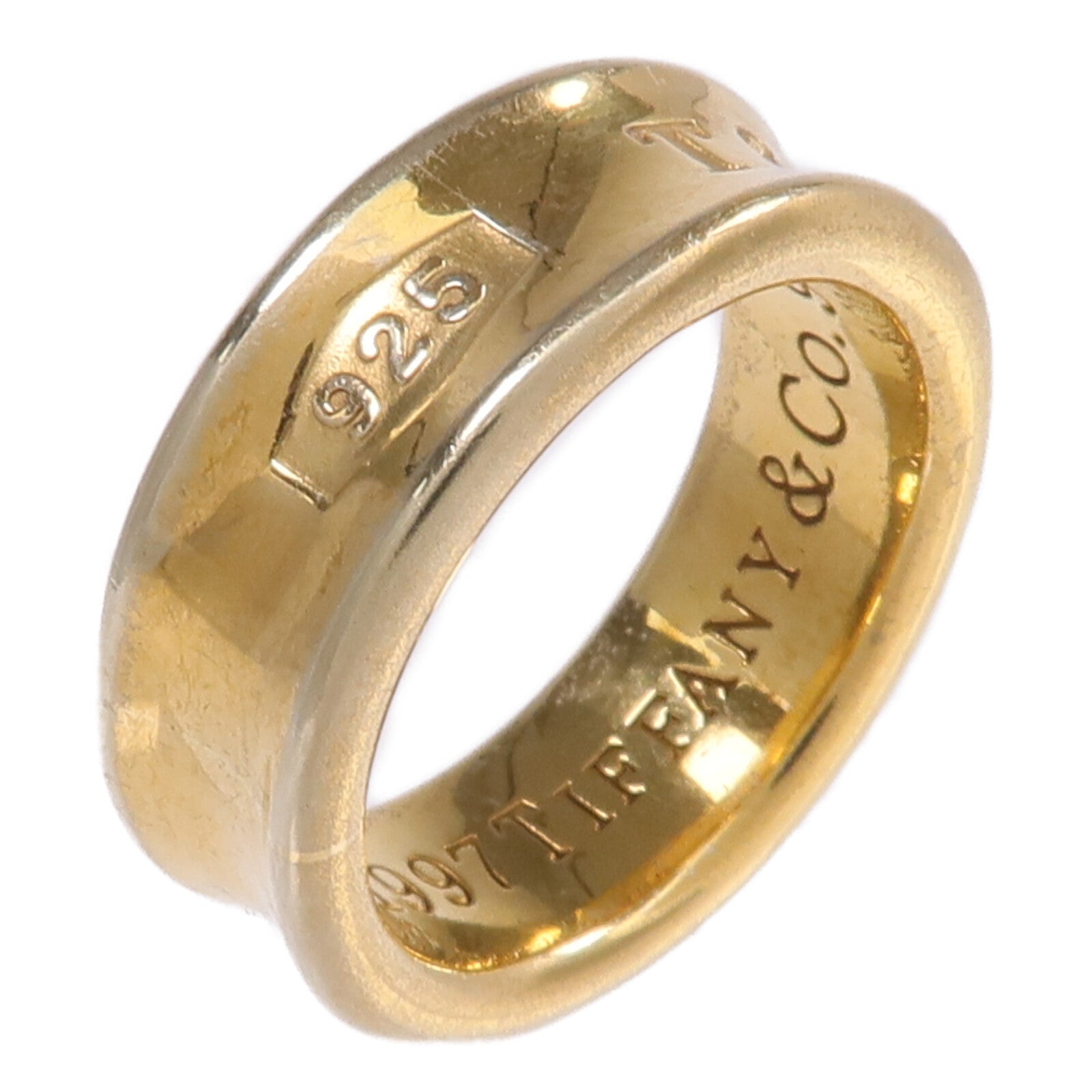 TIFFANY&CO 925純銀1837 Ring戒指US#5