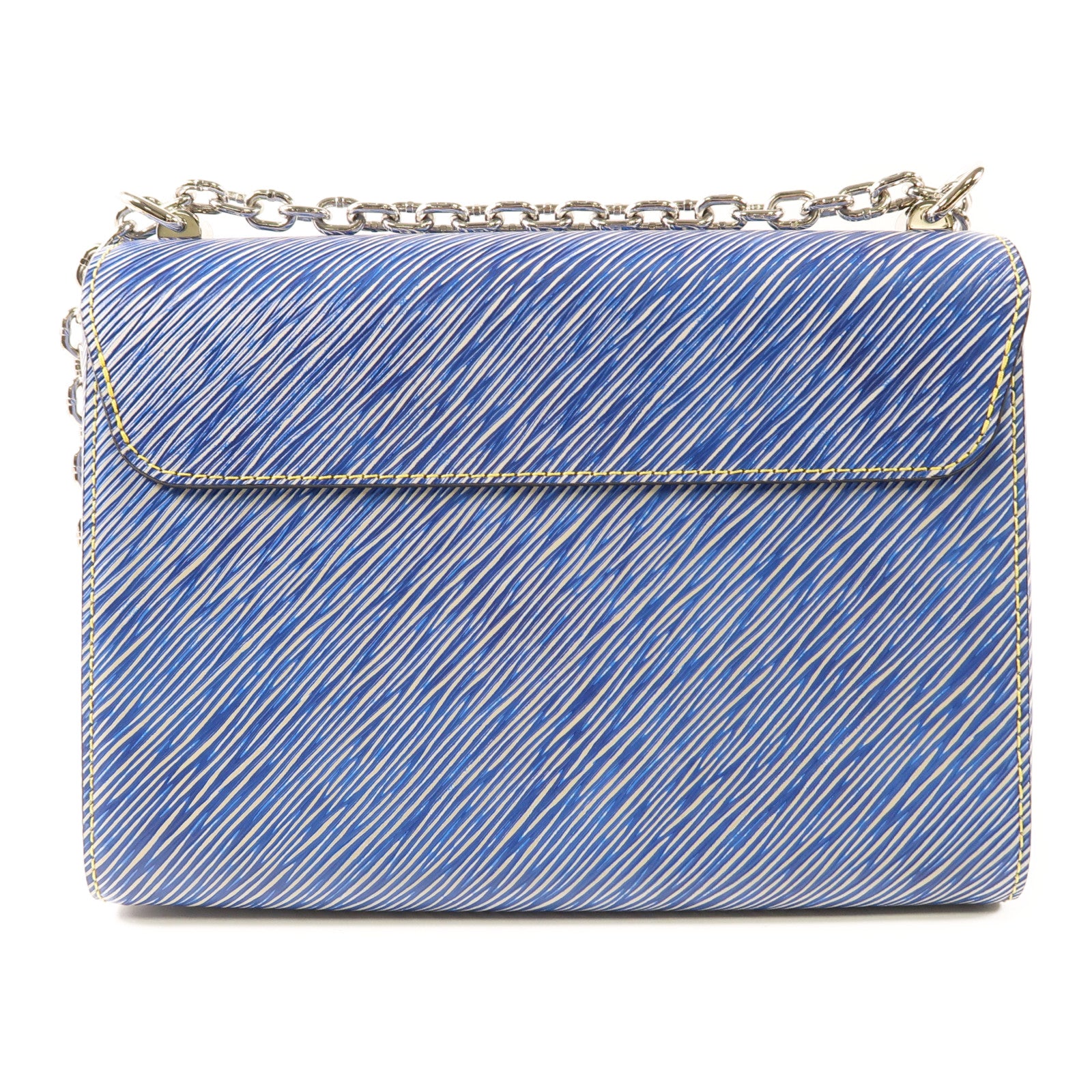 LOUIS VUITTON LV SHW Twist MM Shoulder Bag M50271 Epi Blue