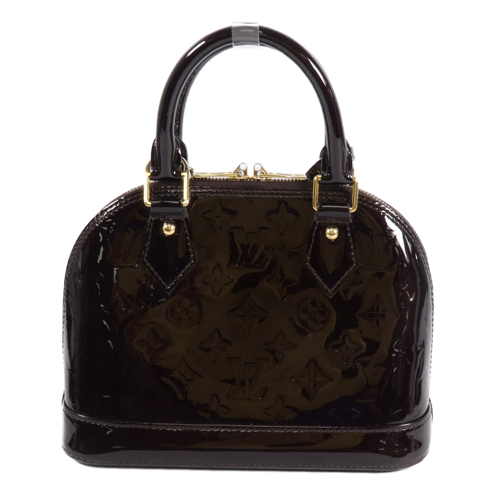 LOUIS VUITTON Monogram Vernis Alma BB手挽肩背兩用袋
