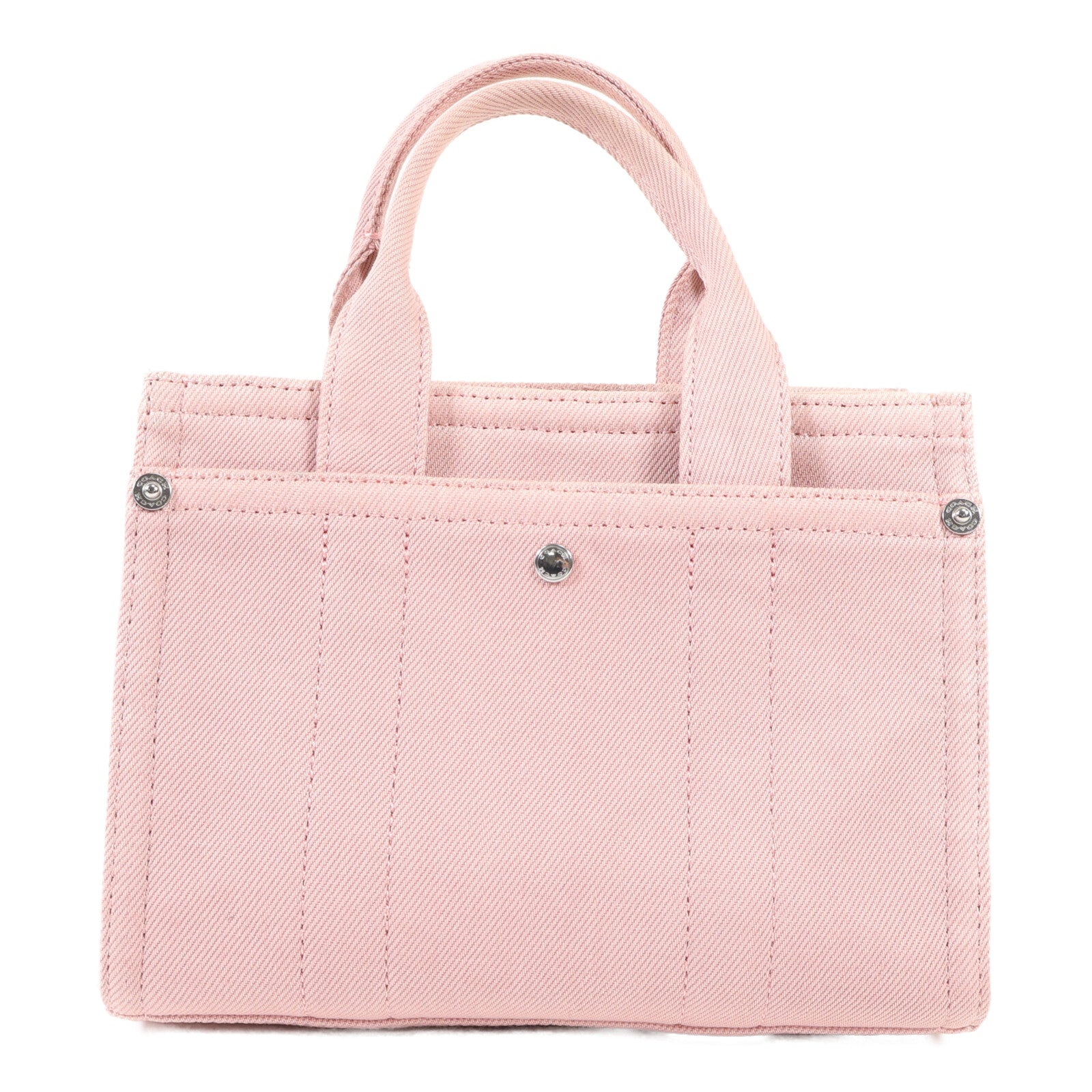 COACH 帆布Cargo 20銀扣手挽肩背兩用袋