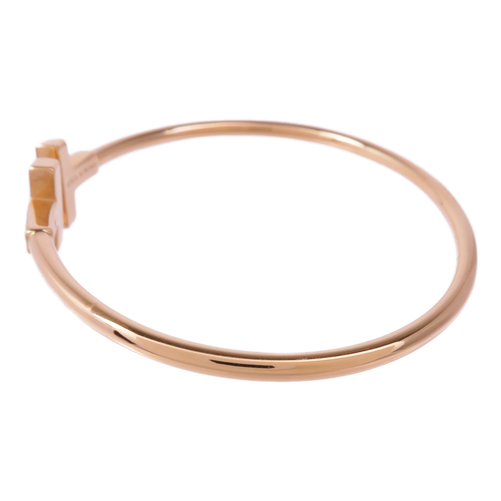 TIFFANY&CO 18K玫瑰金T Wire Diamond Bracelet鑽石手鐲