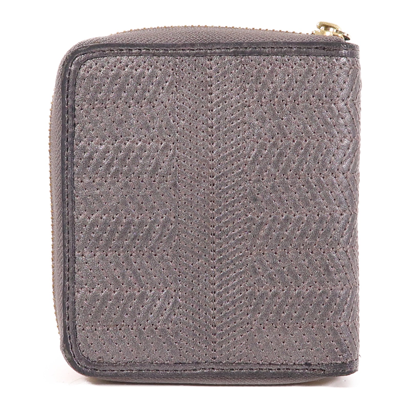 ANYA HINDMARCH 【激減優惠】皮革Wallet金扣錢包