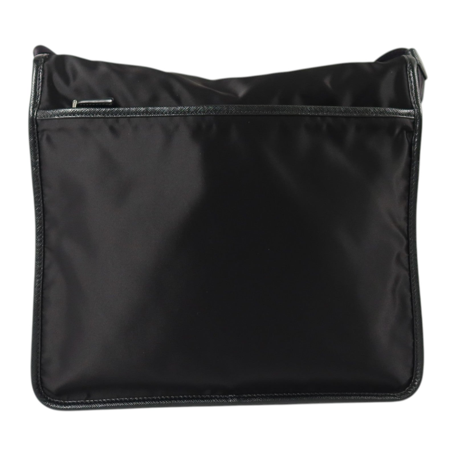 PRADA 尼龍Messenger Bag銀扣肩背袋