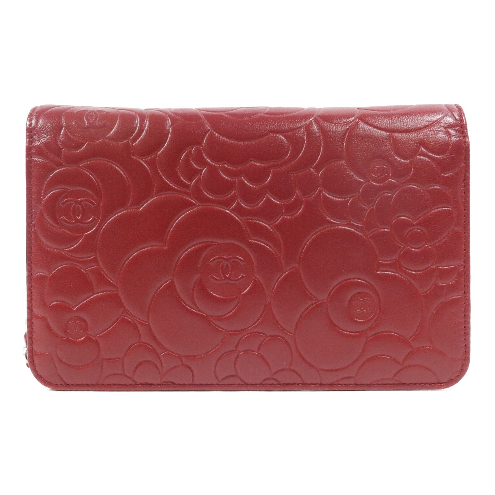 CHANEL 羊皮皮革WOC Wallet On Chain鏈帶肩背袋
