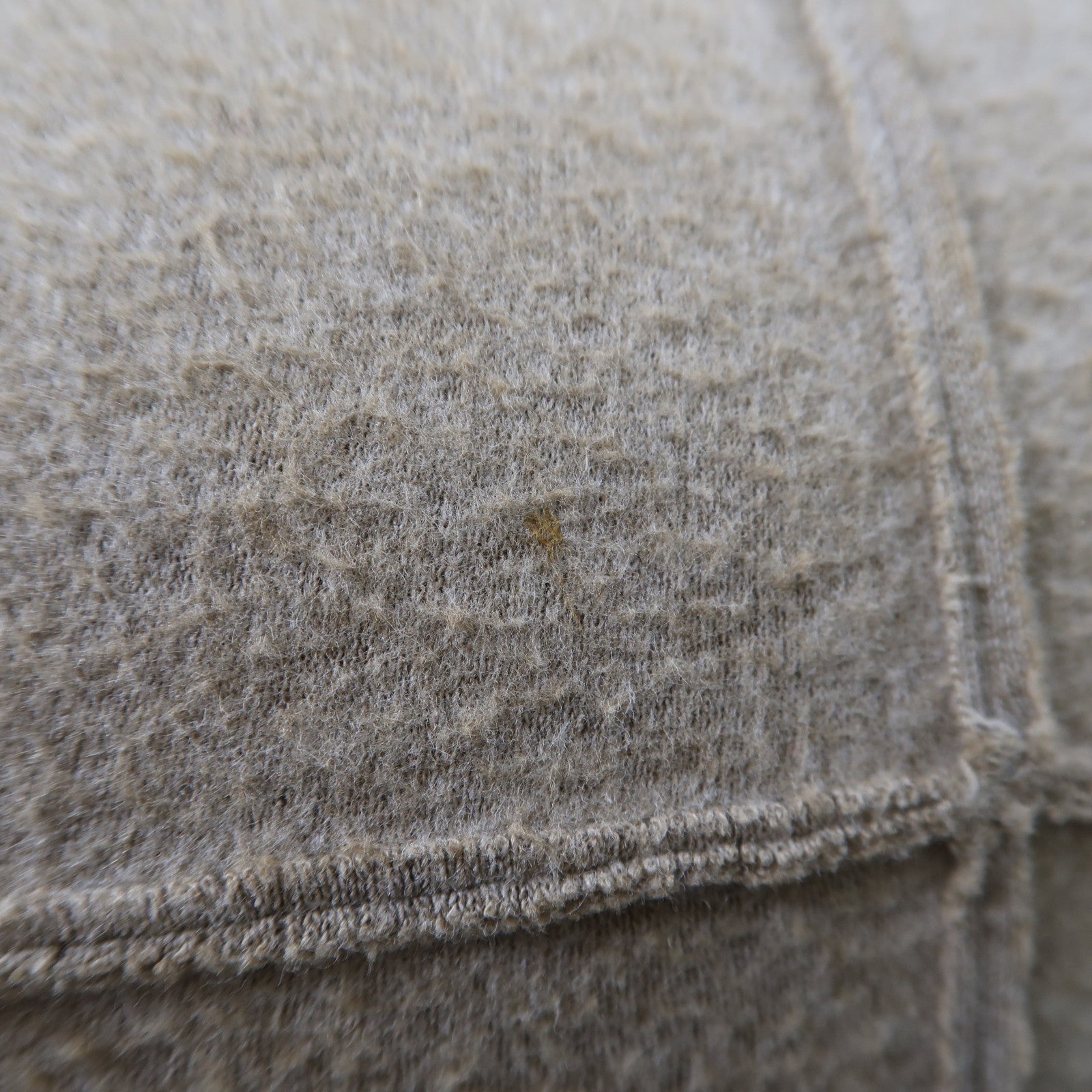 CHANEL 【激減優惠】布料Hip bag coco mark 5th銀扣肩背袋米色