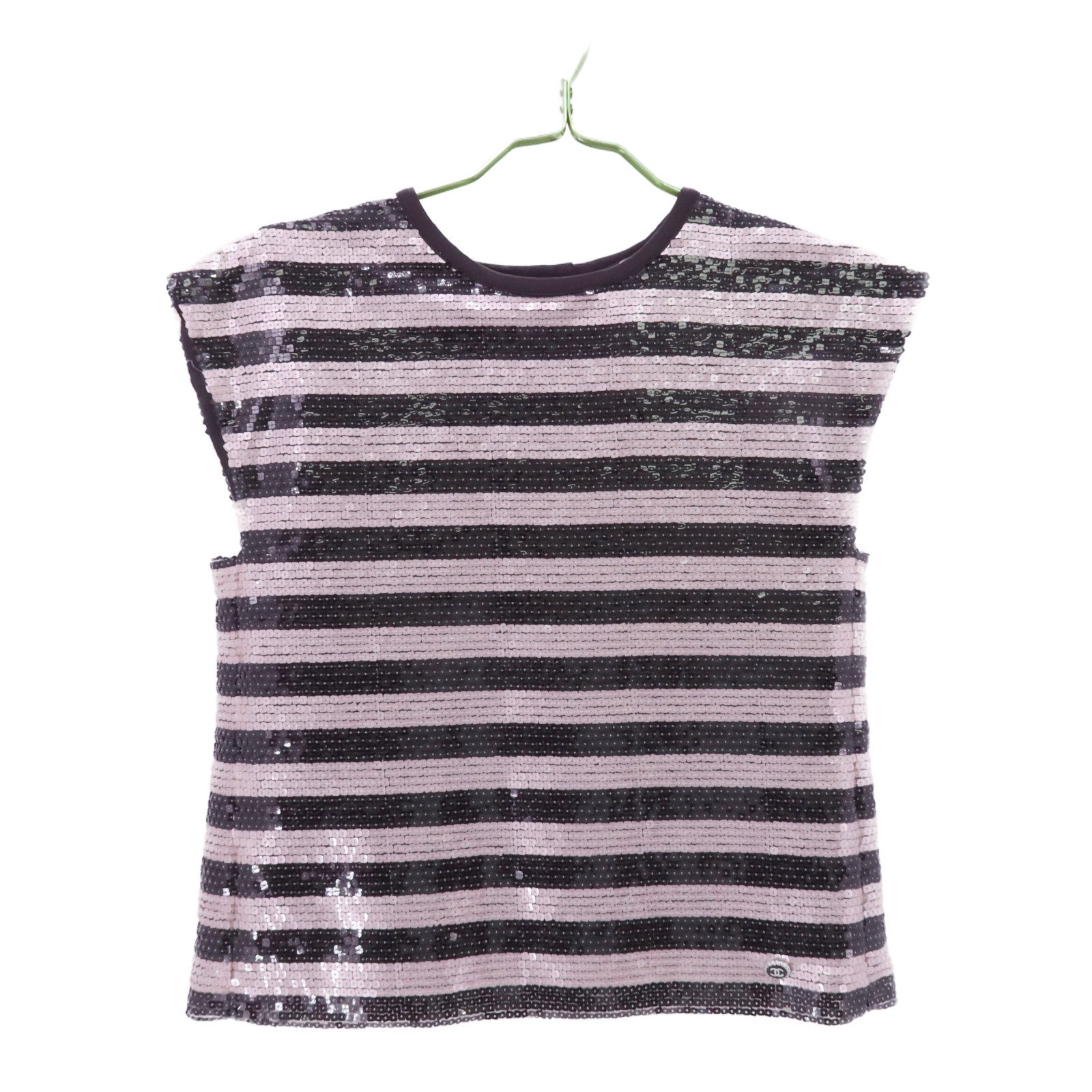 CHANEL Polyester/Polyamide Sequins Top上衣