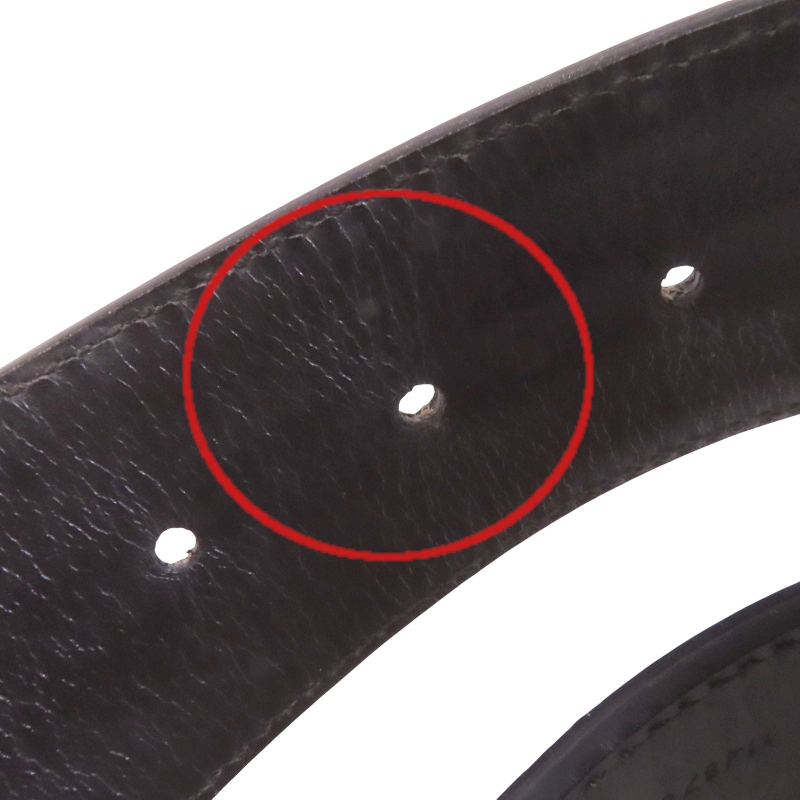 GUCCI GG帆布/牛皮皮革Gucci Belt金扣皮帶