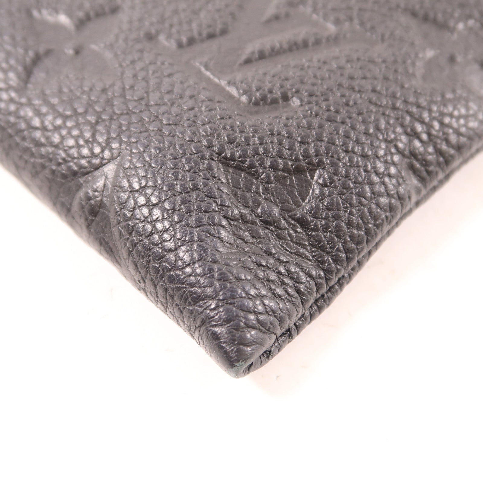 LOUIS VUITTON Monogram Empreinte Daily Pouch金扣手拿包黑色