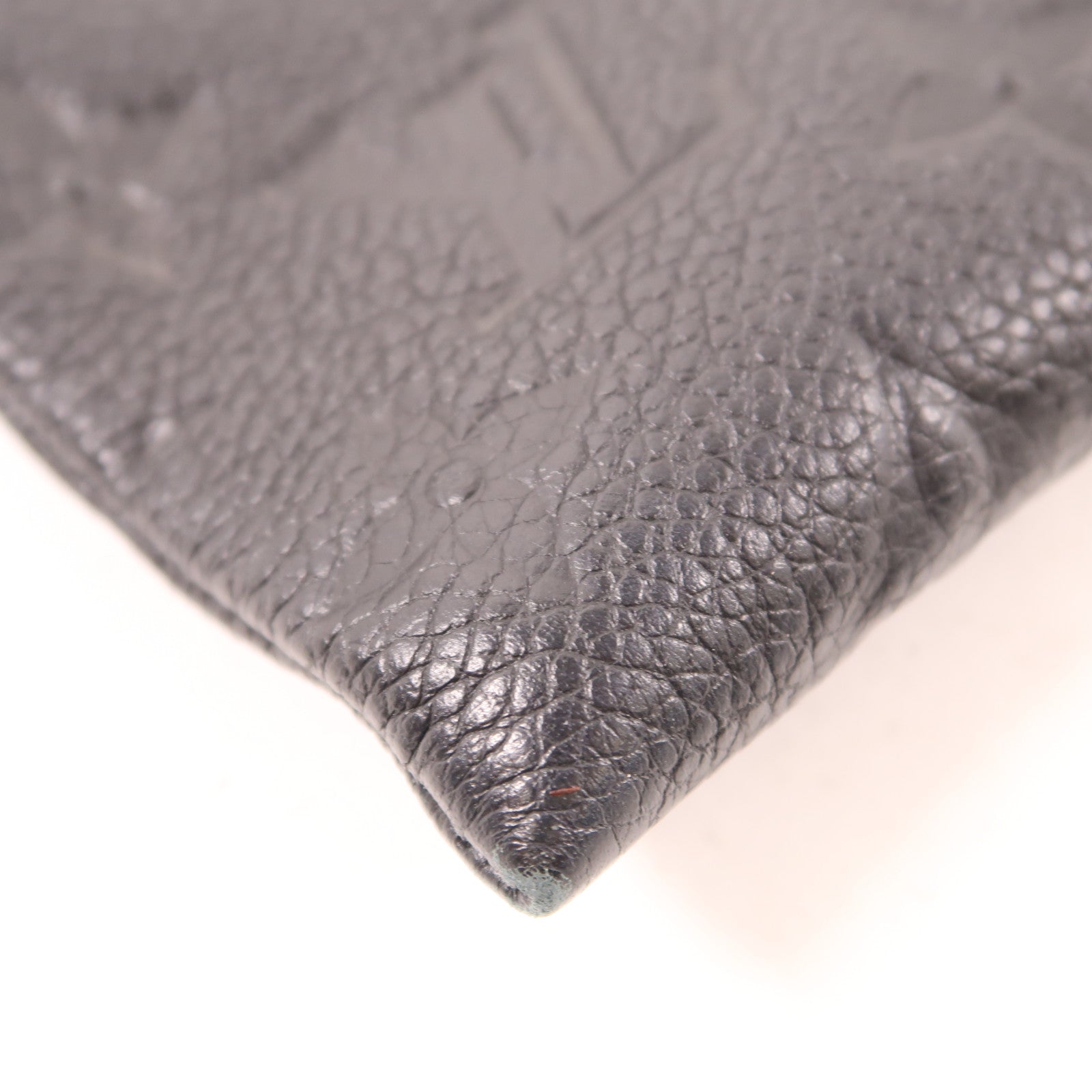 LOUIS VUITTON Monogram Empreinte Daily Pouch金扣手拿包黑色