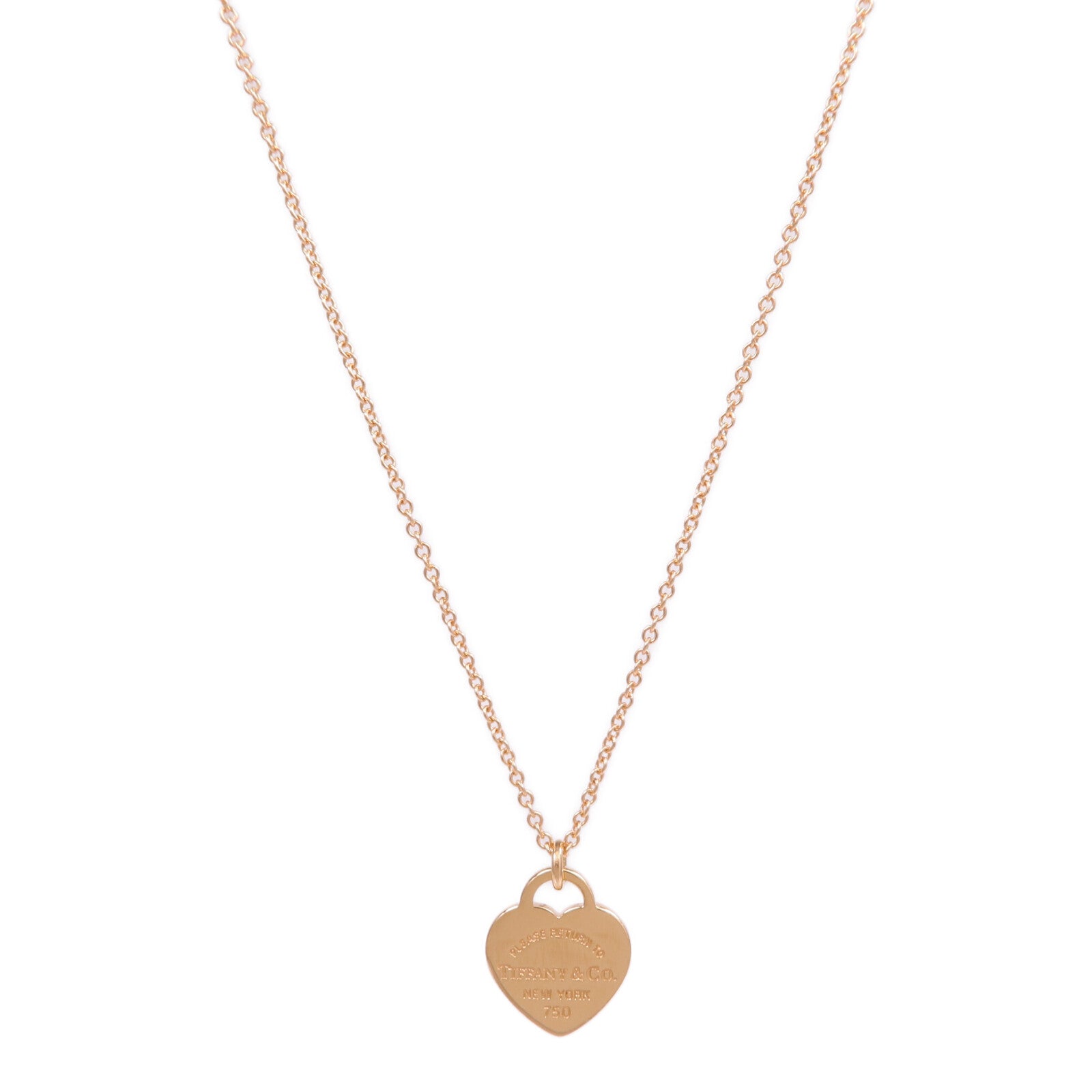 TIFFANY&CO 【激減優惠】18K玫瑰金Return To Tiffany Mini項鍊