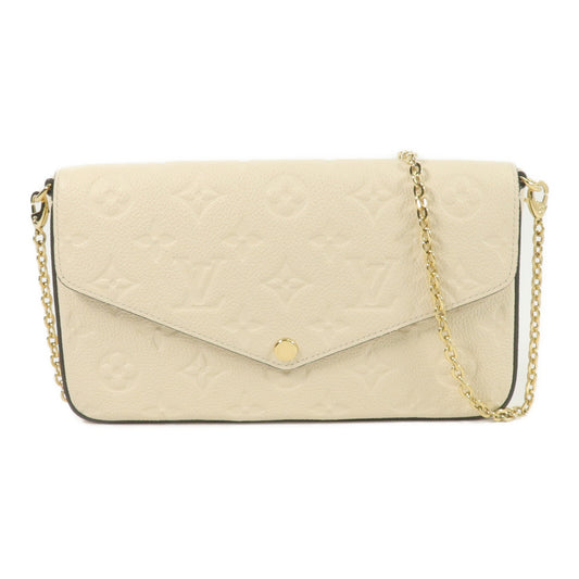 LOUIS VUITTON Monogram Empreinte Pochette Felicie鏈帶肩背袋
