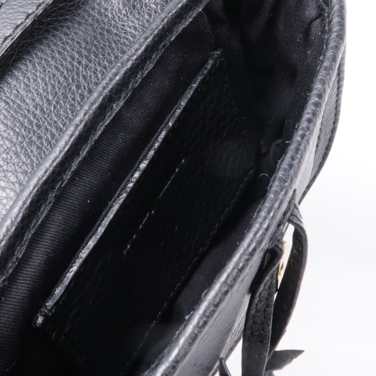 Chloe 牛皮皮革Mini Polly Bag金扣肩背袋